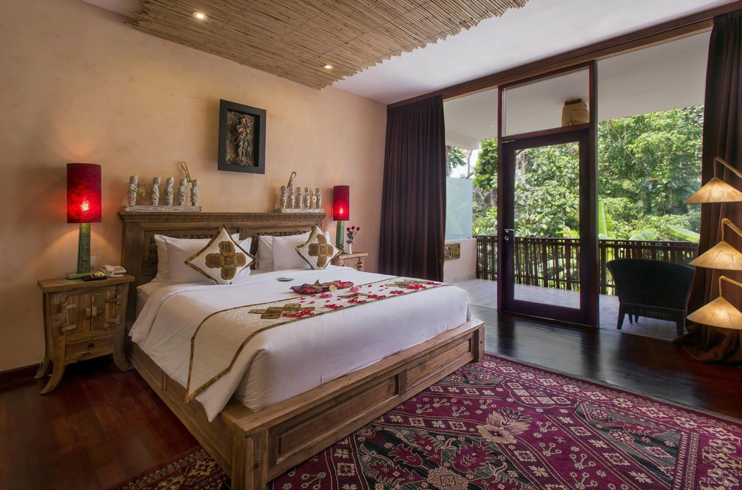 Photo of the whole room, Bed in Jungle Retreat by Kupu Kupu Barong