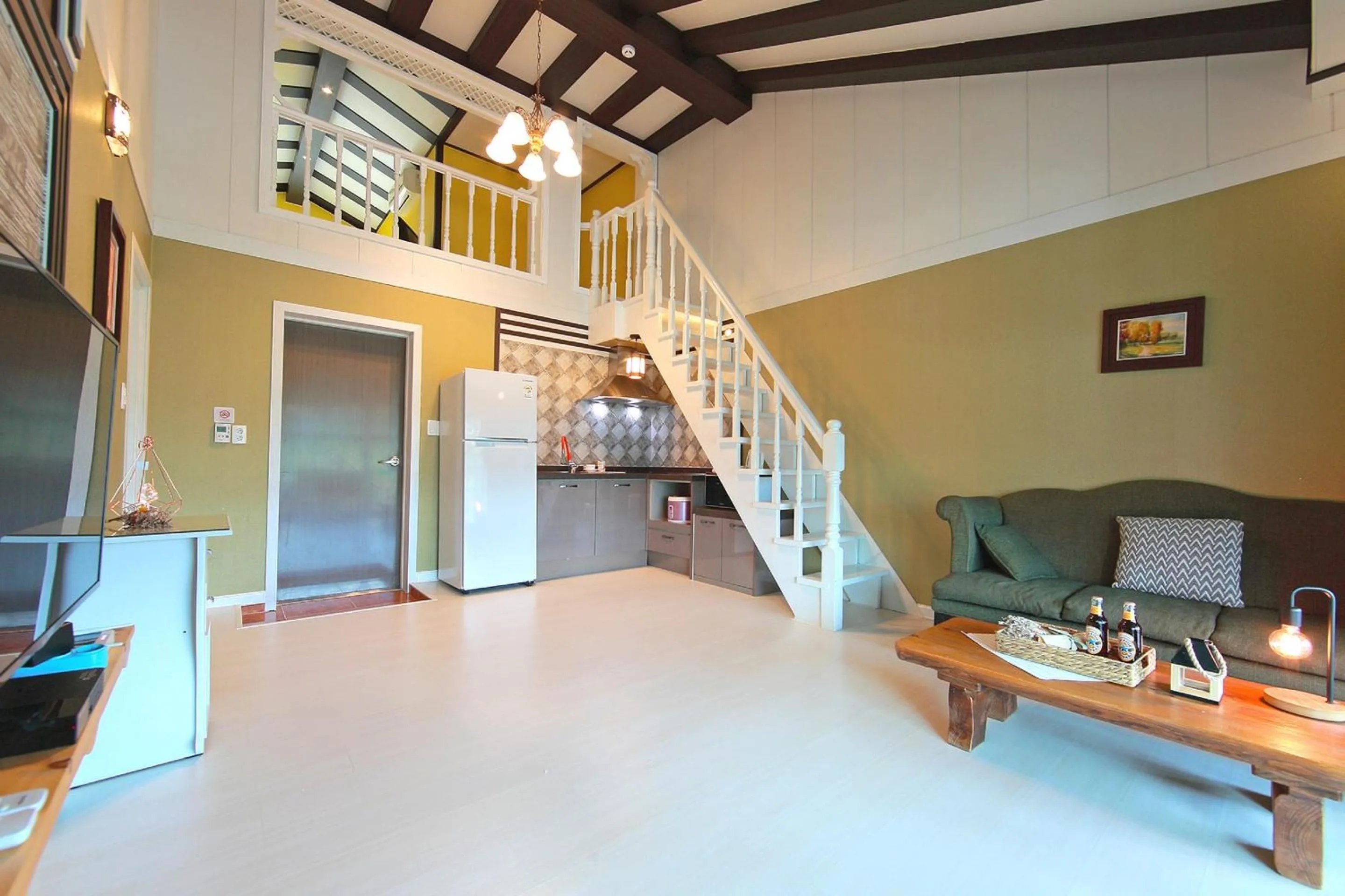 Kitchen or kitchenette in Yejeon Pension