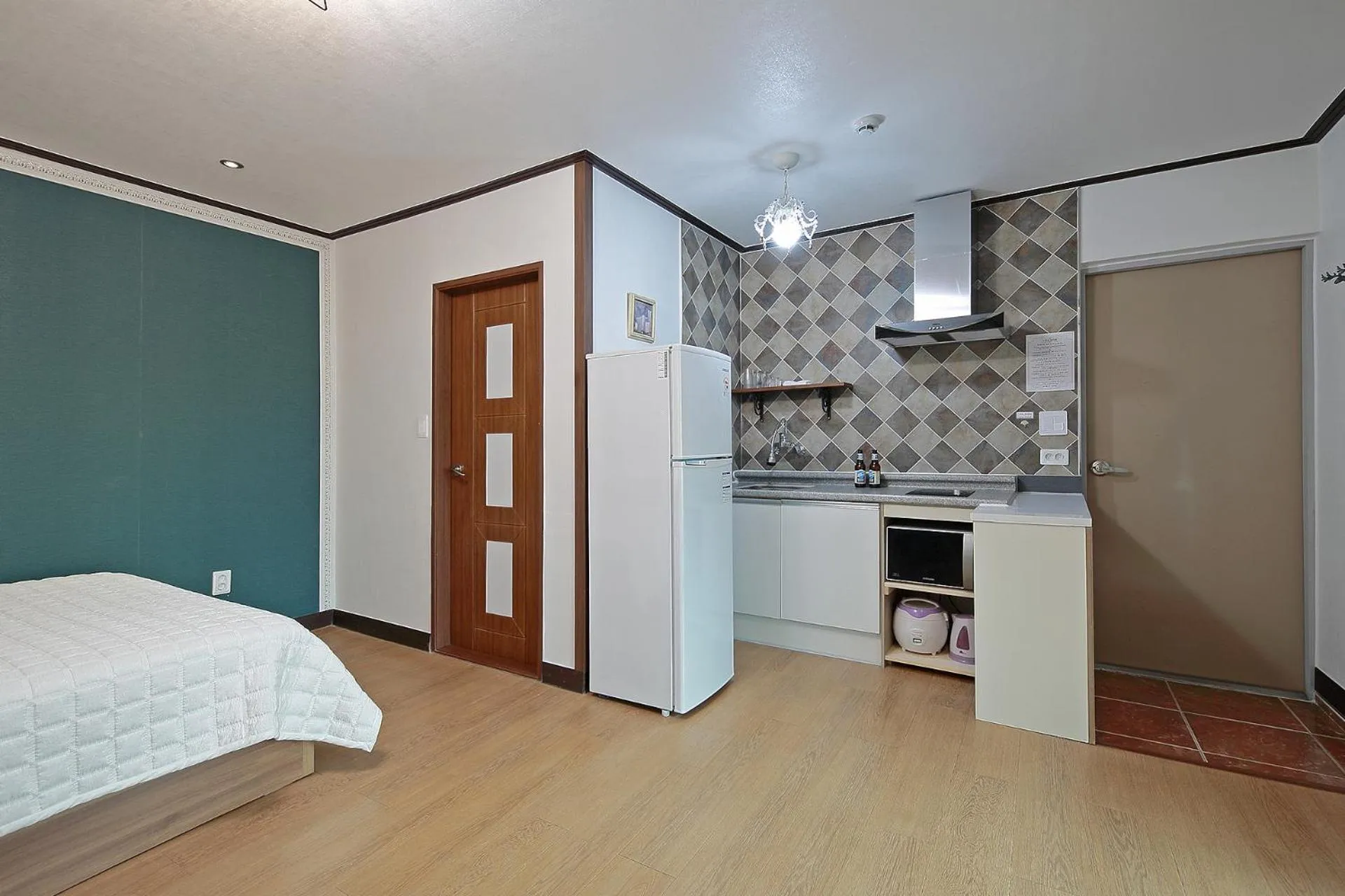 Kitchen or kitchenette in Yejeon Pension