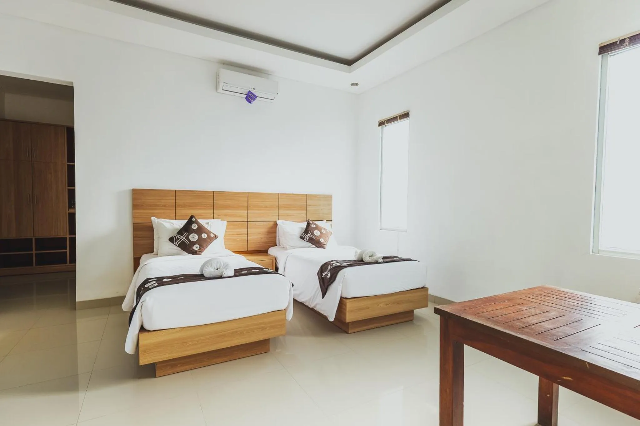 Bed in Full Moon Villa Ubud