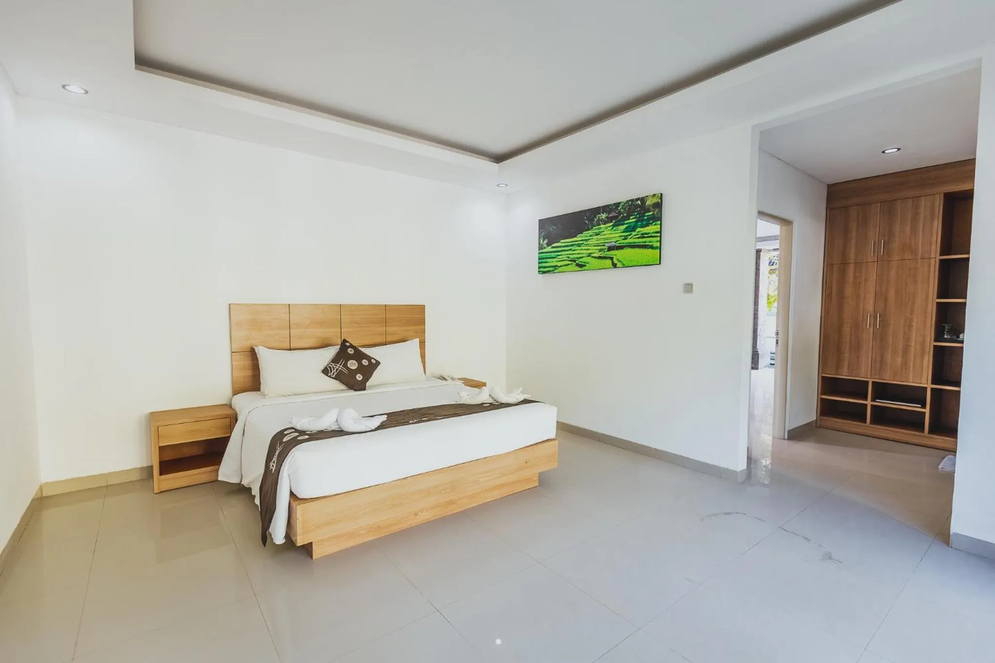 Bed in Full Moon Villa Ubud