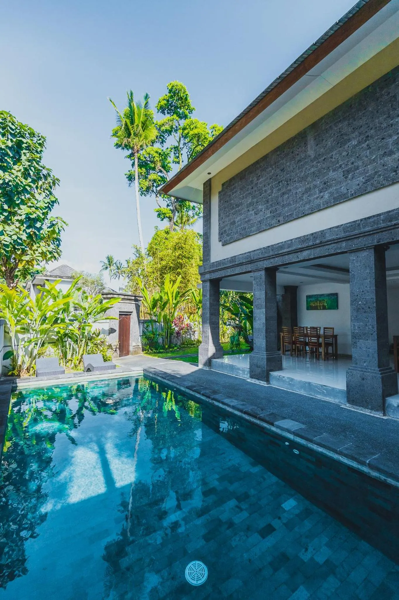 Property building in Full Moon Villa Ubud