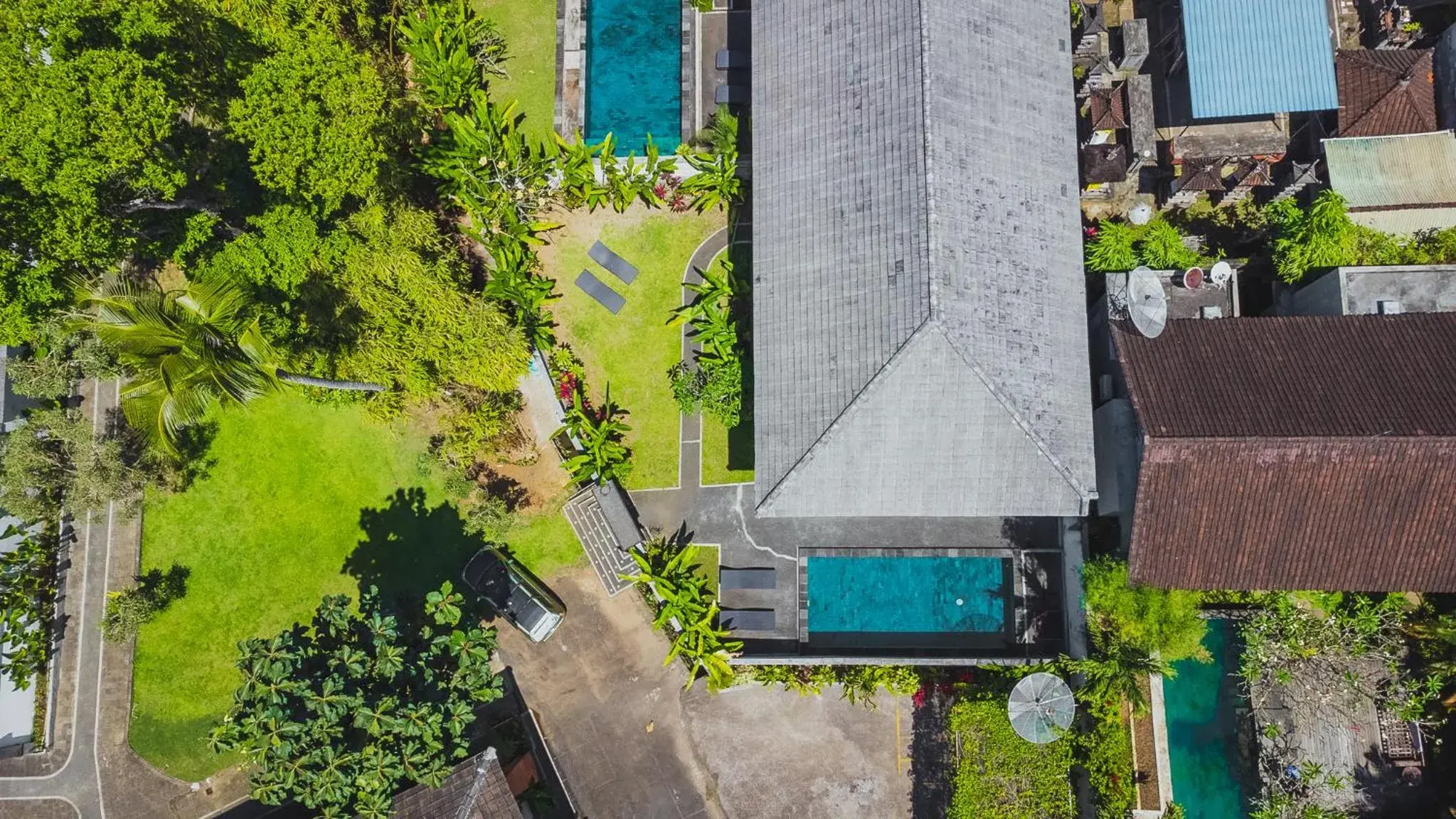 Property building in Full Moon Villa Ubud Property building in Full Moon Villa Ubud