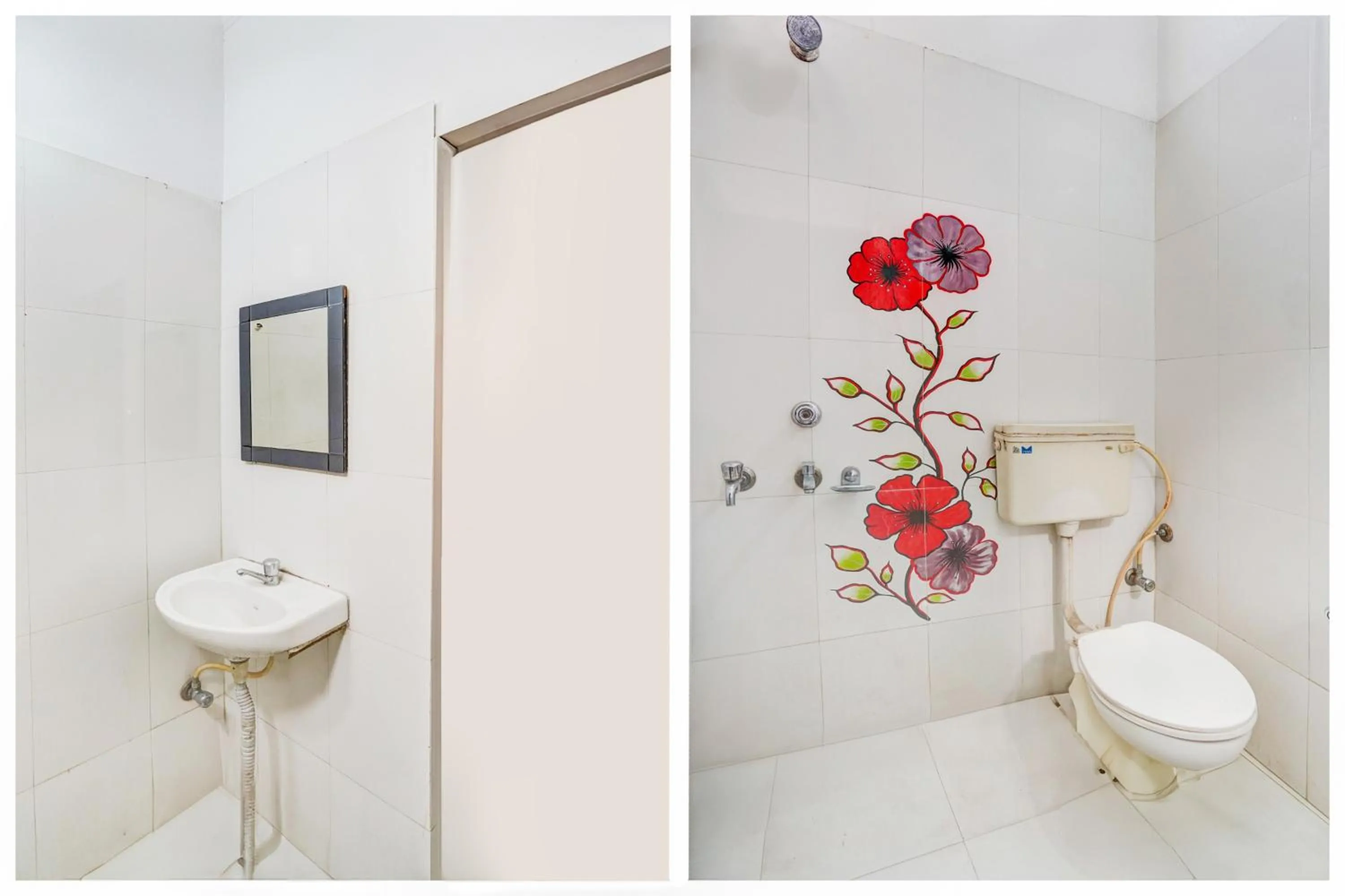 Bathroom in Super Hotel O Tyagi Road Near Prince Chowk