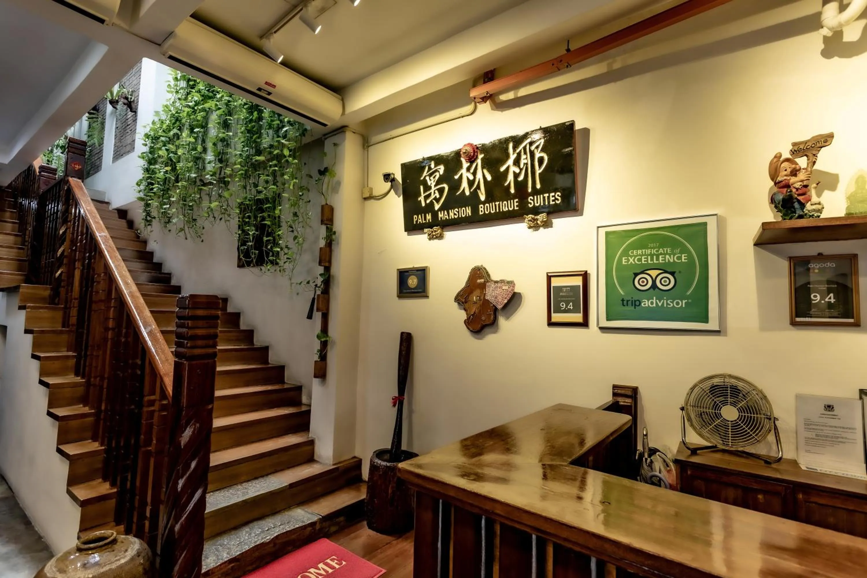 Lobby or reception in Palm Mansion Boutique Suites