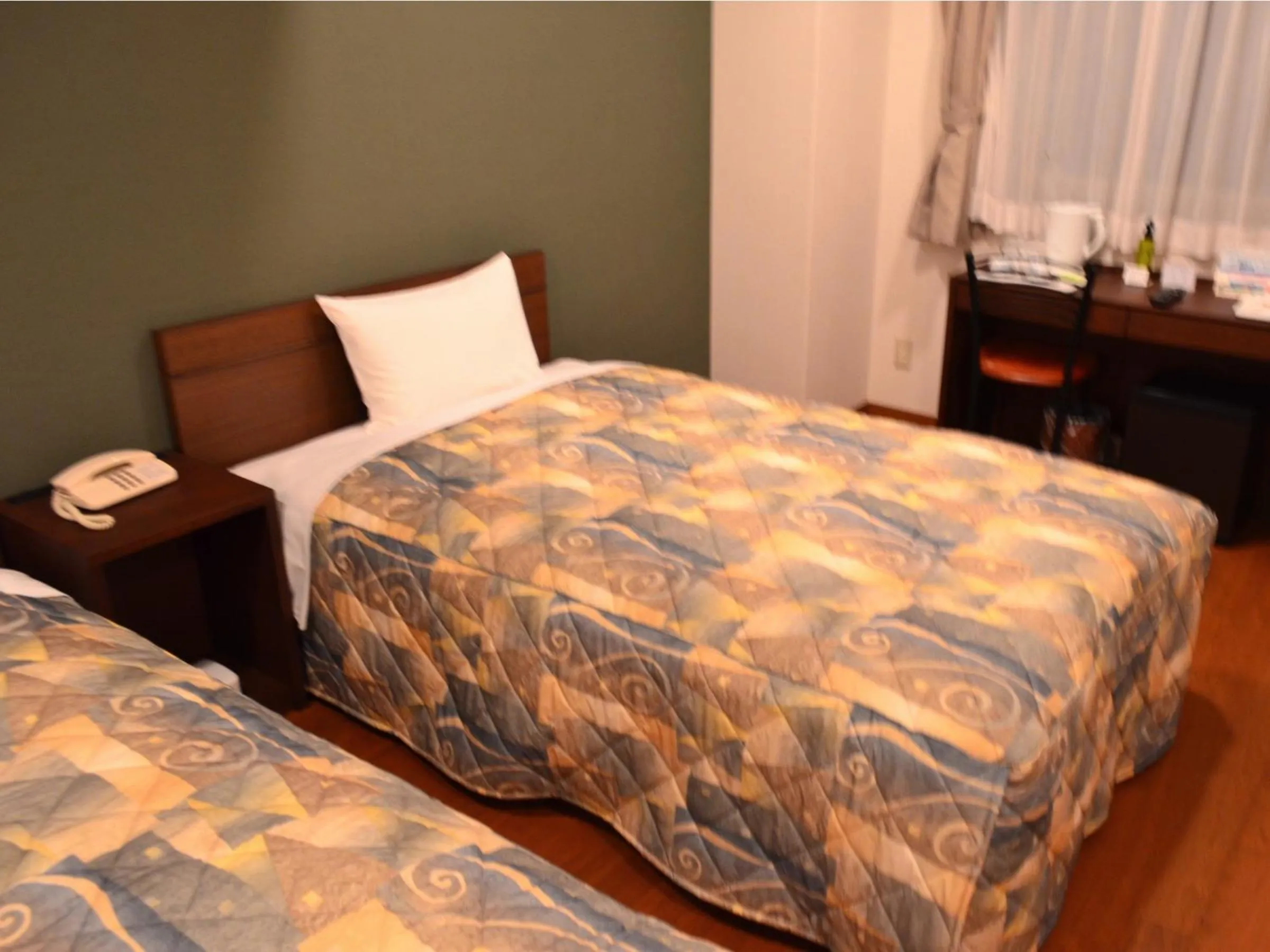 Bed in Yokohama Mandarin Hotel