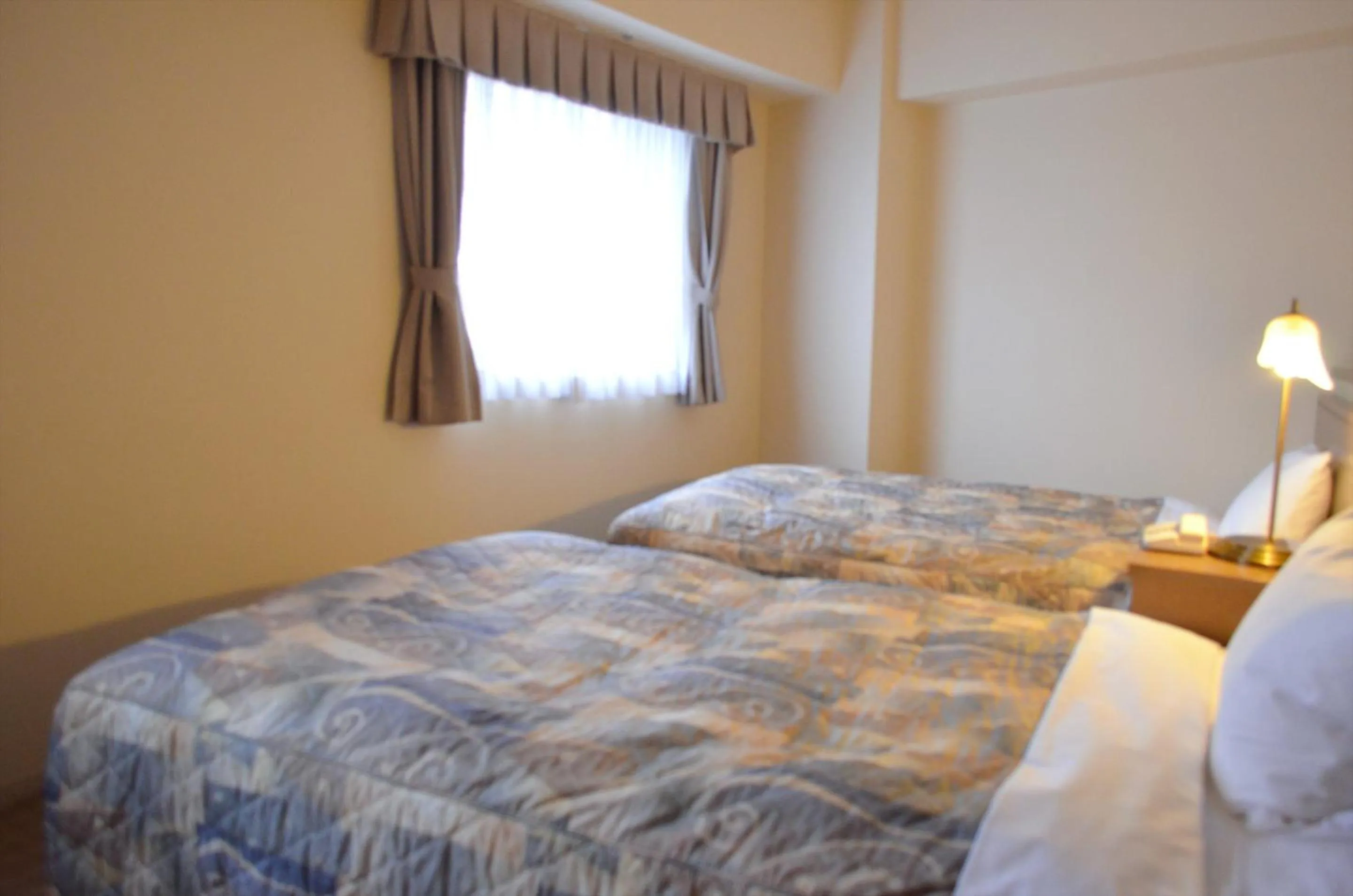 Bed in Yokohama Mandarin Hotel