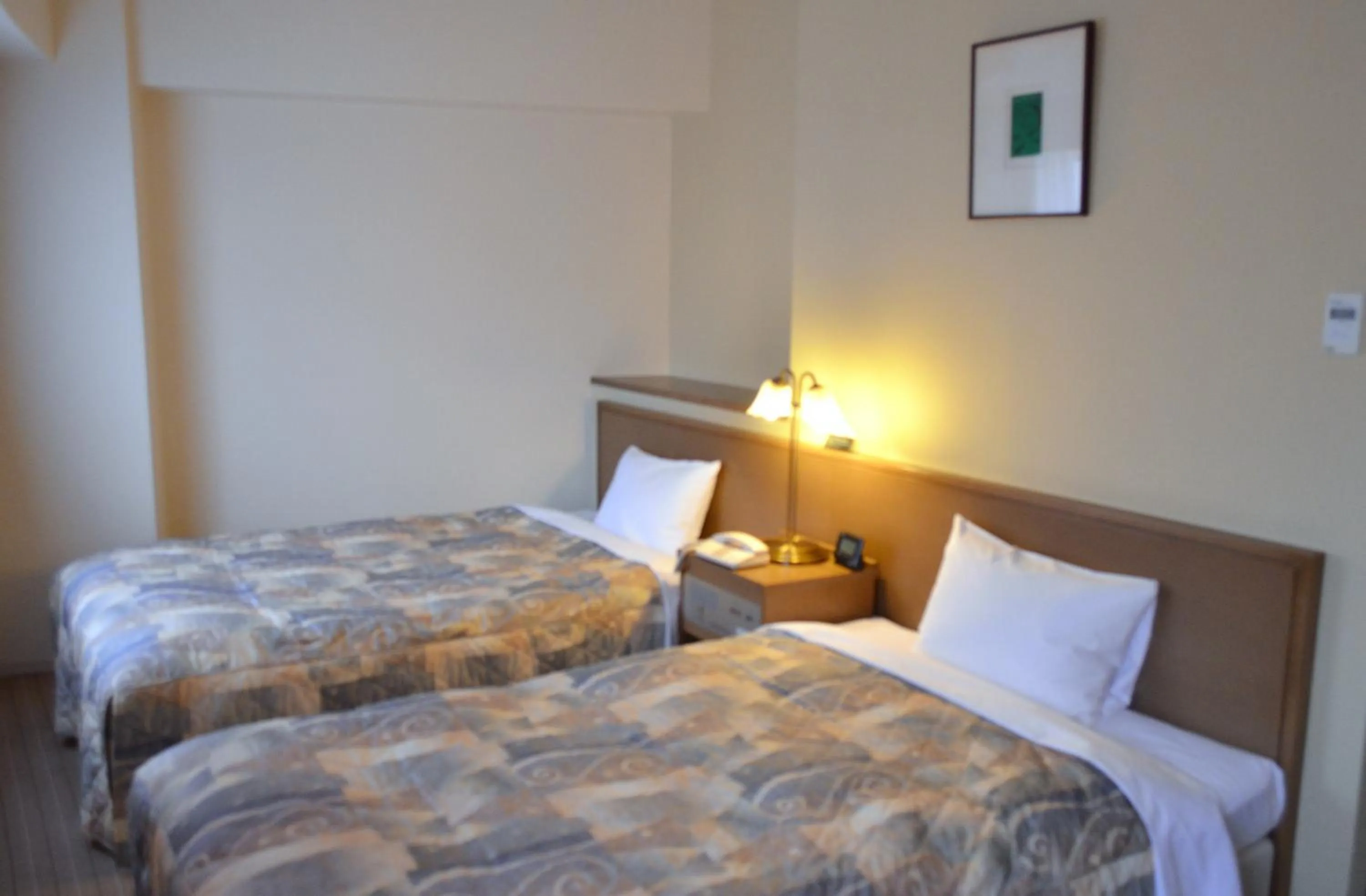 Bed in Yokohama Mandarin Hotel