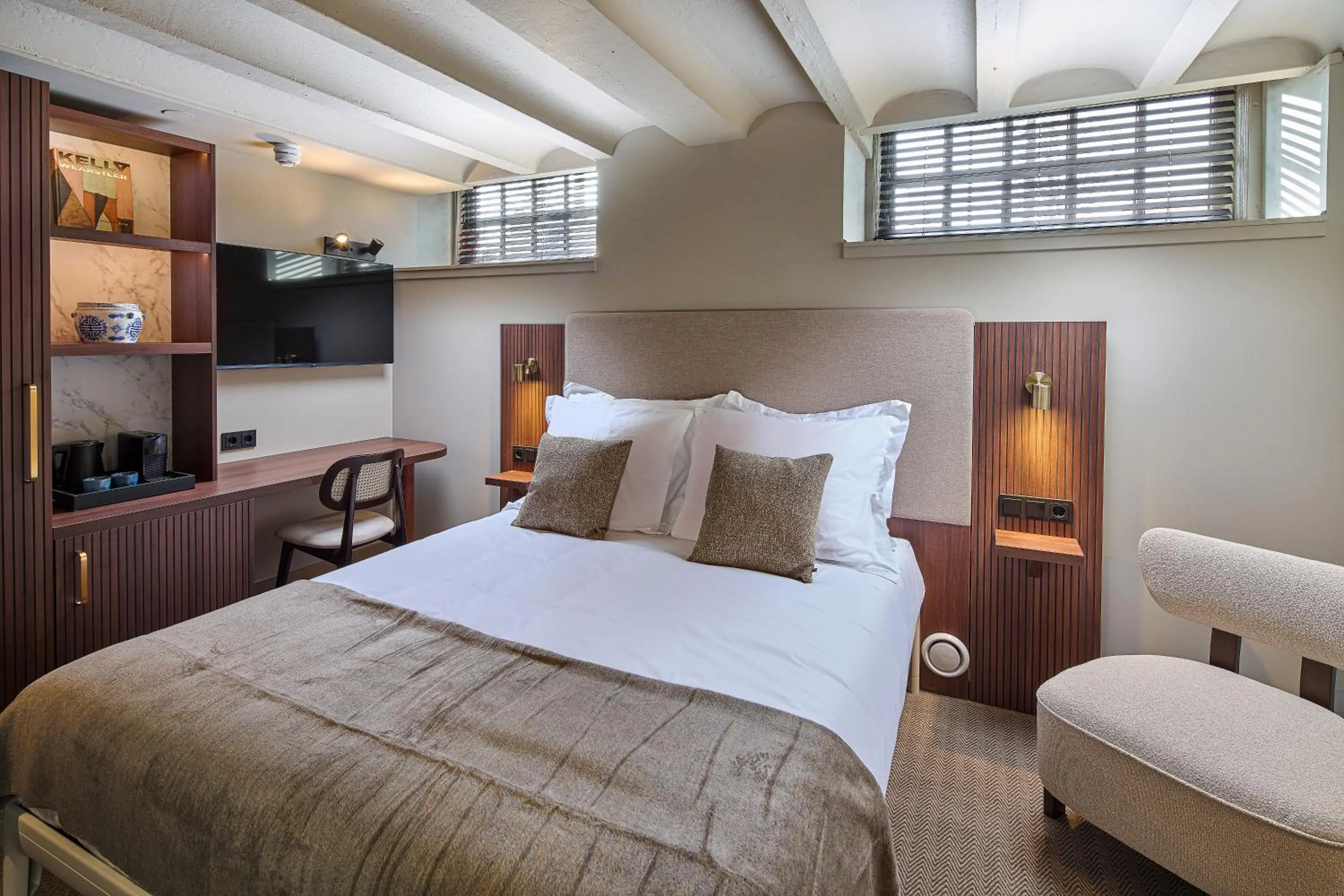 Bed in The Saints Hotel