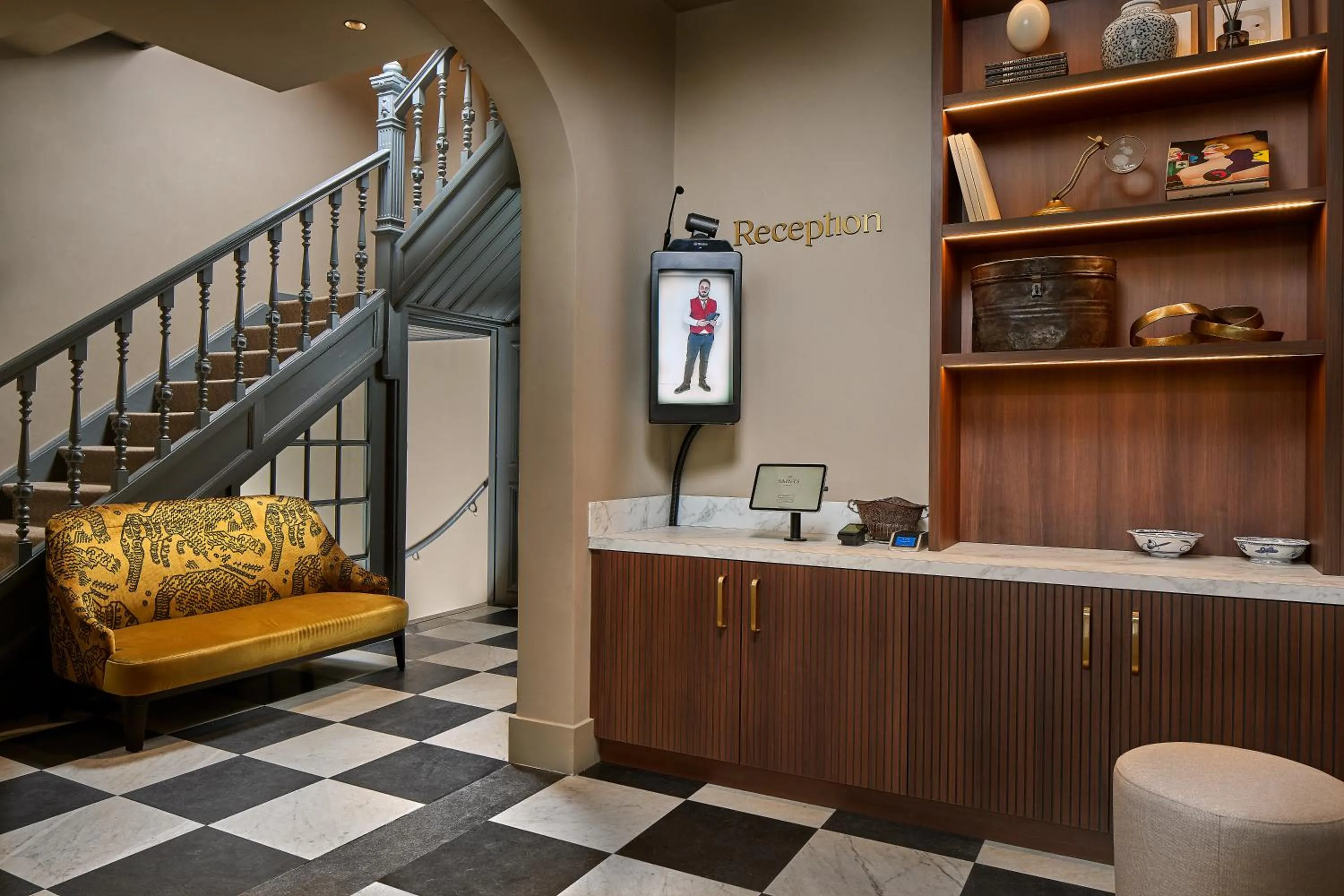 Lobby or reception in The Saints Hotel