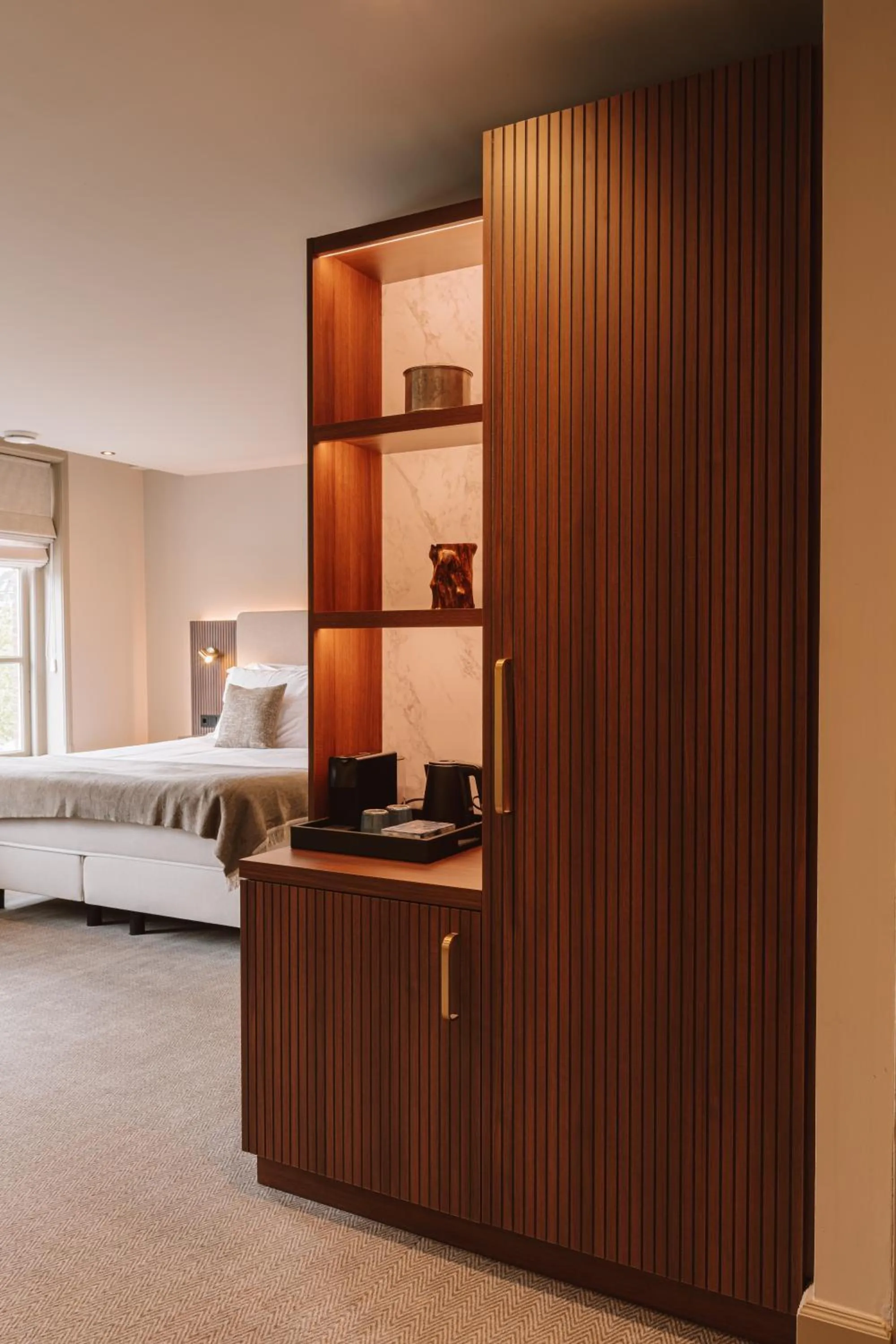 Bedroom, Bed in The Saints Hotel