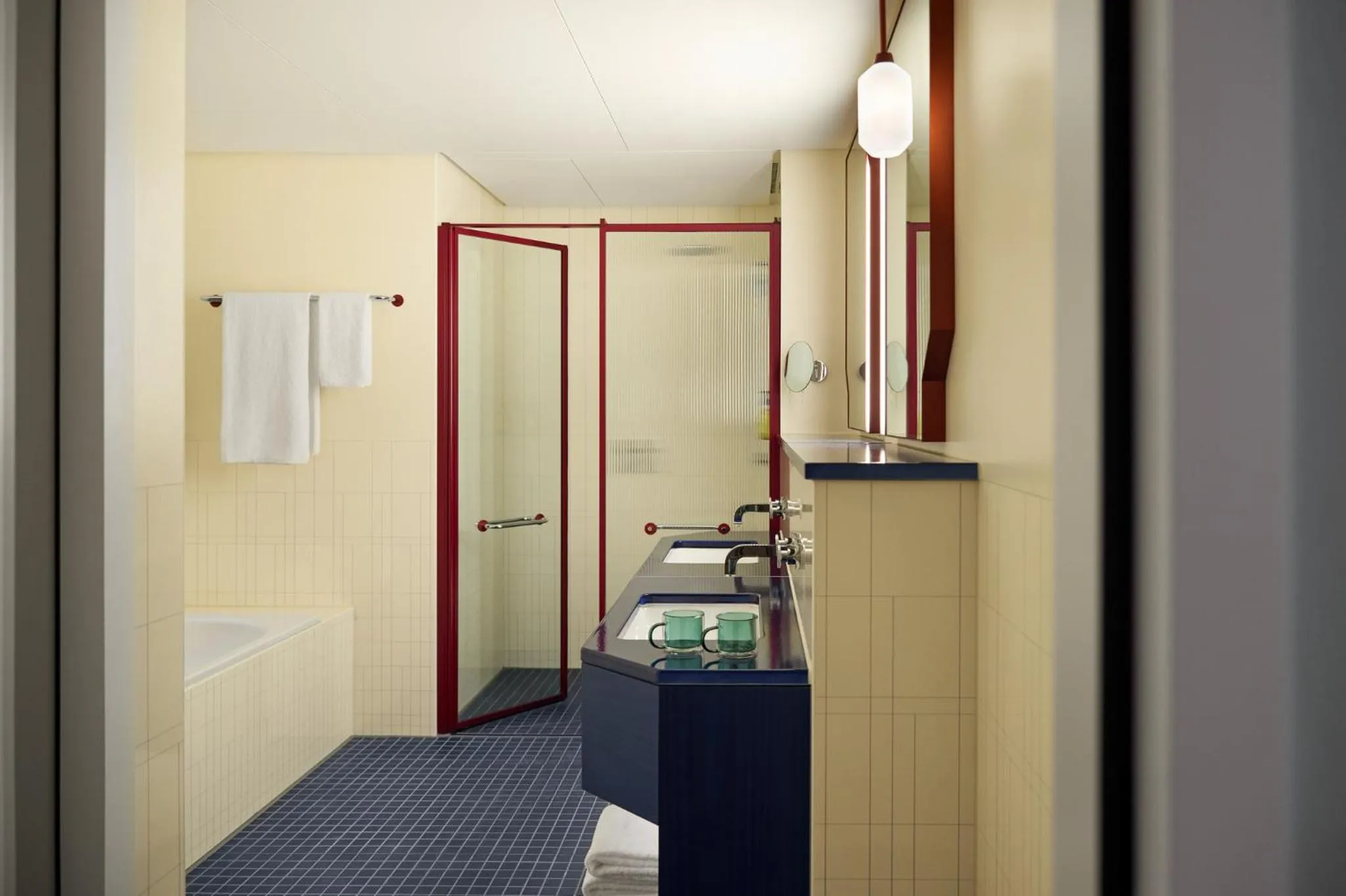 Bathroom in Kimpton Main Frankfurt by IHG