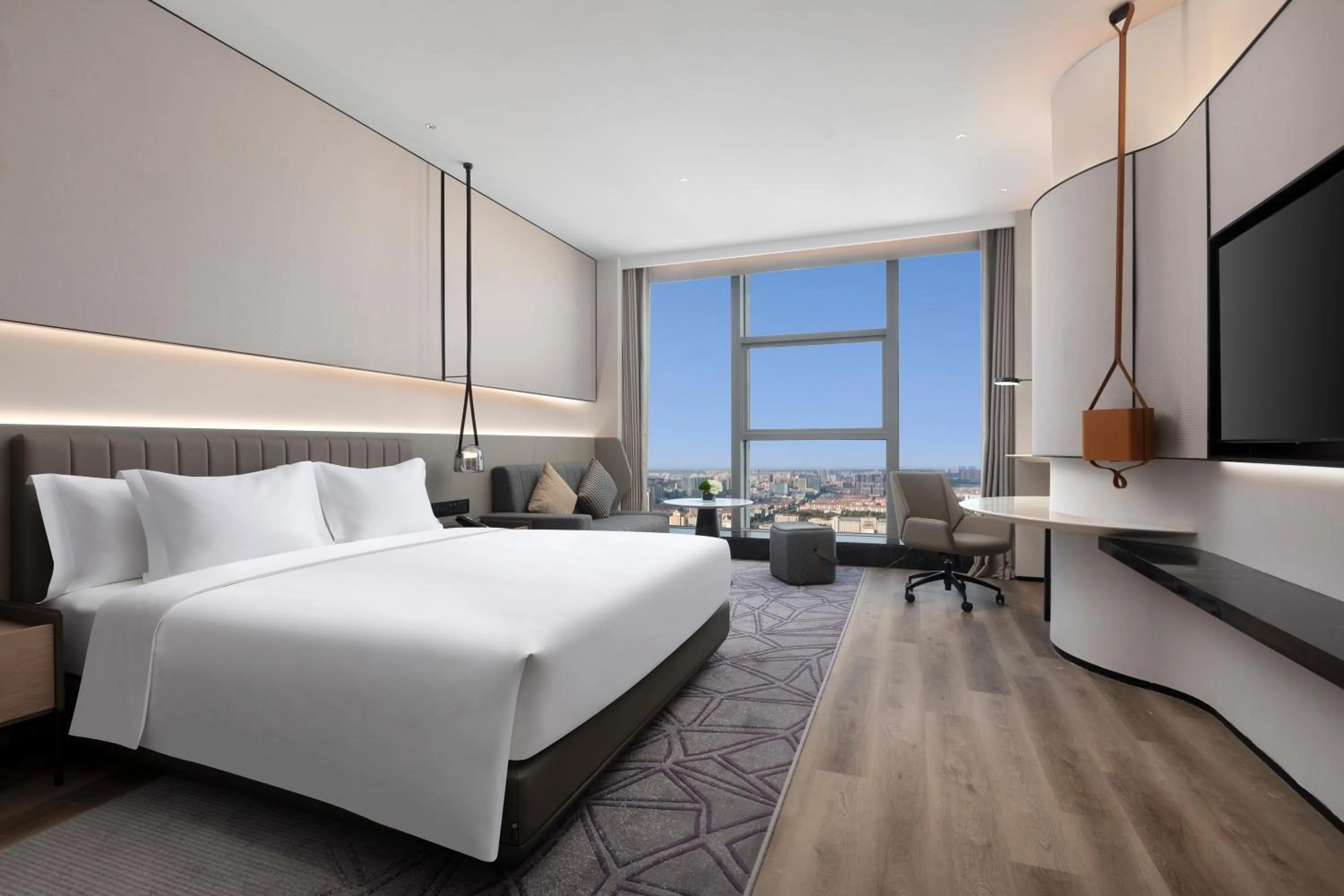Bed in Crowne Plaza Taizhou City Center by IHG