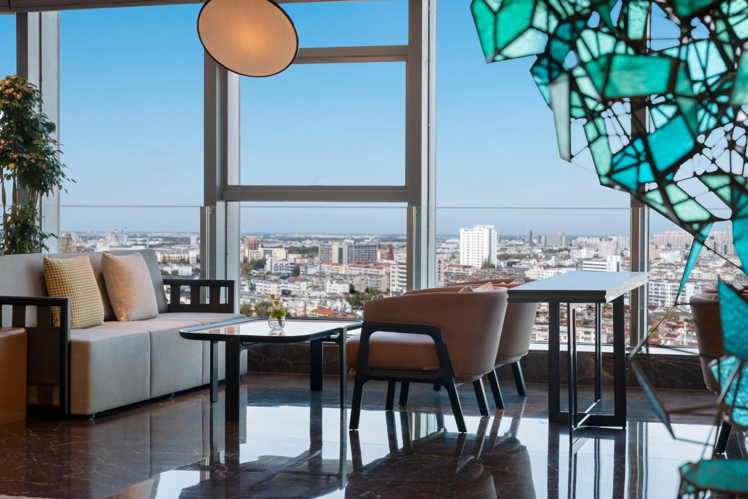 Lobby or reception in Crowne Plaza Taizhou City Center by IHG