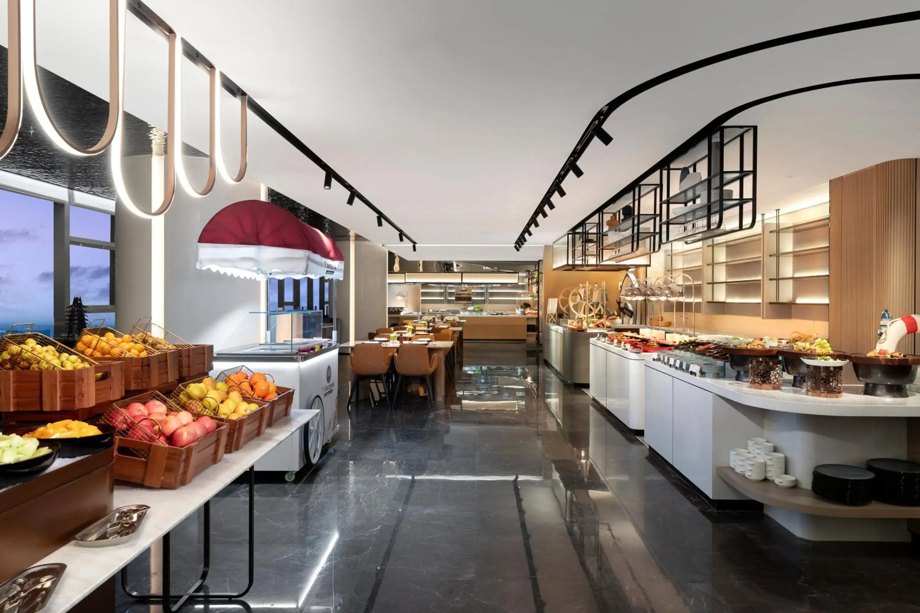 Continental breakfast in Crowne Plaza Taizhou City Center by IHG Continental breakfast in Crowne Plaza Taizhou City Center by IHG