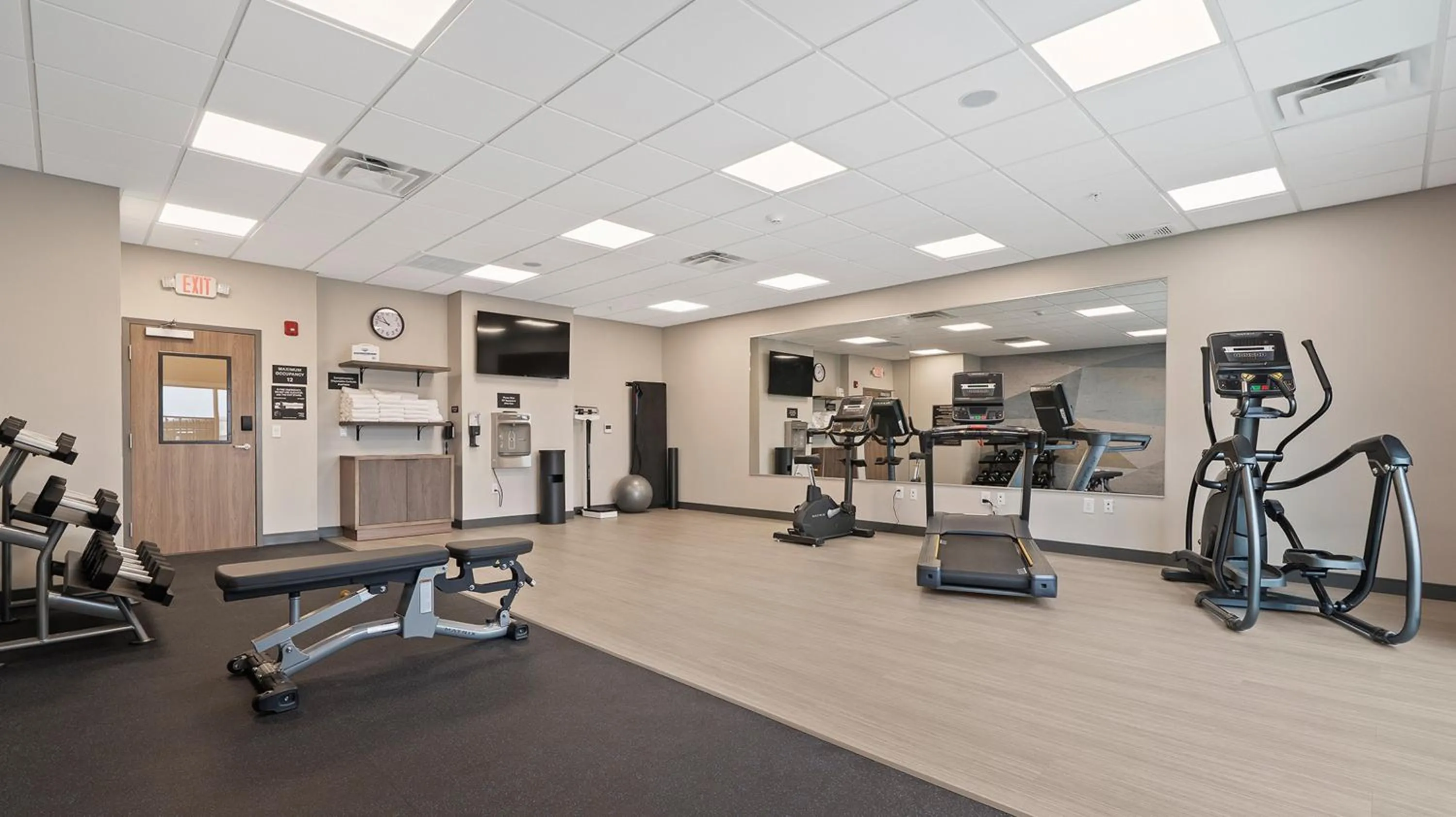 Fitness centre/facilities in Candlewood Suites Perry-National Fairground Area by IHG