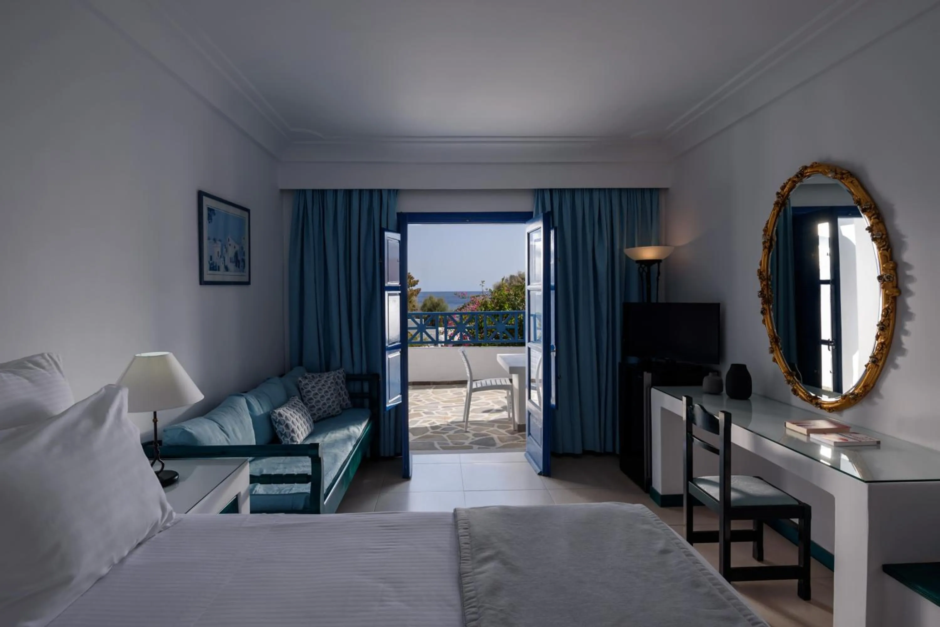 View (from property/room), Bed in Veggera Beach Hotel