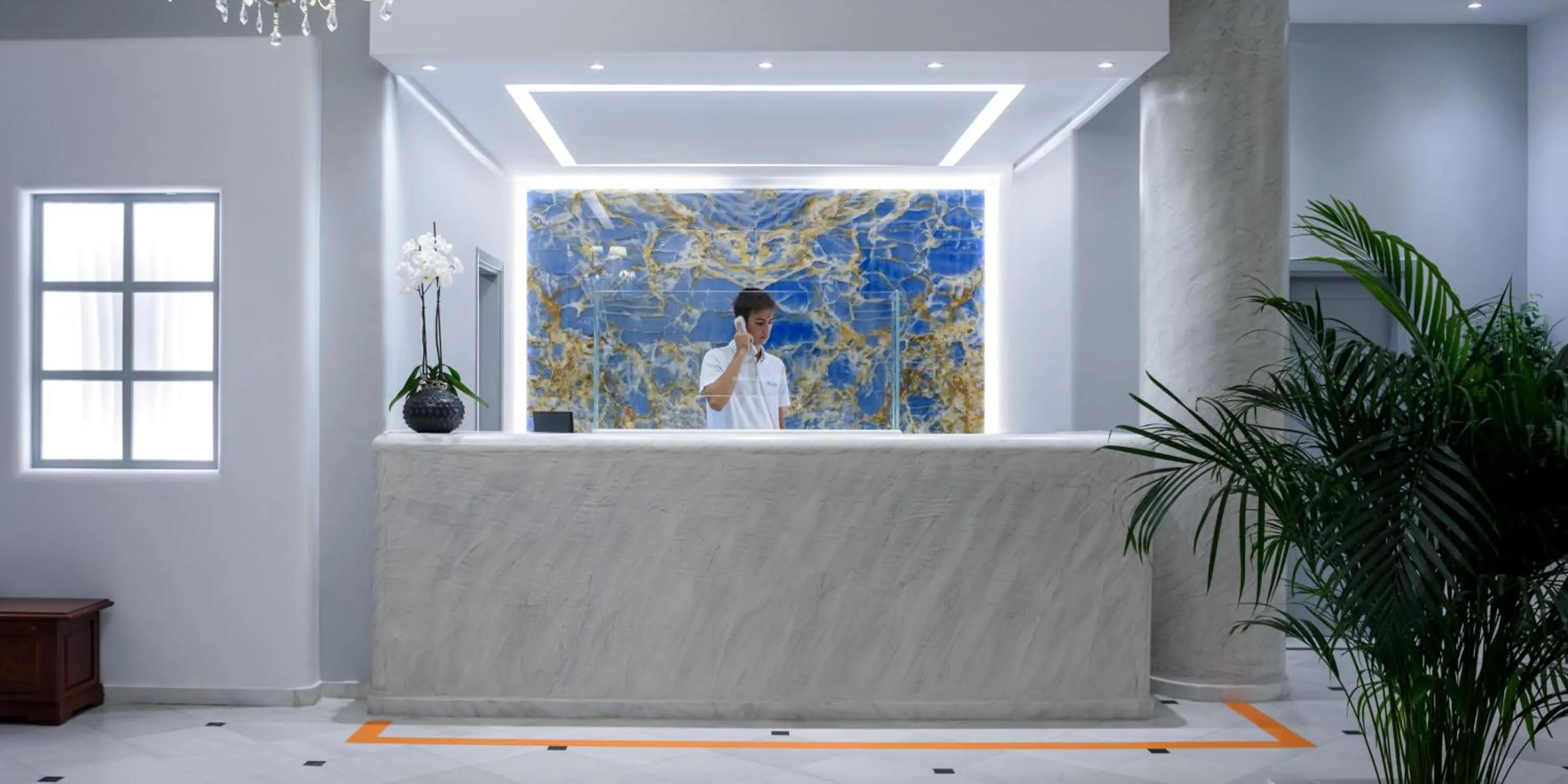 Lobby or reception in Veggera Beach Hotel