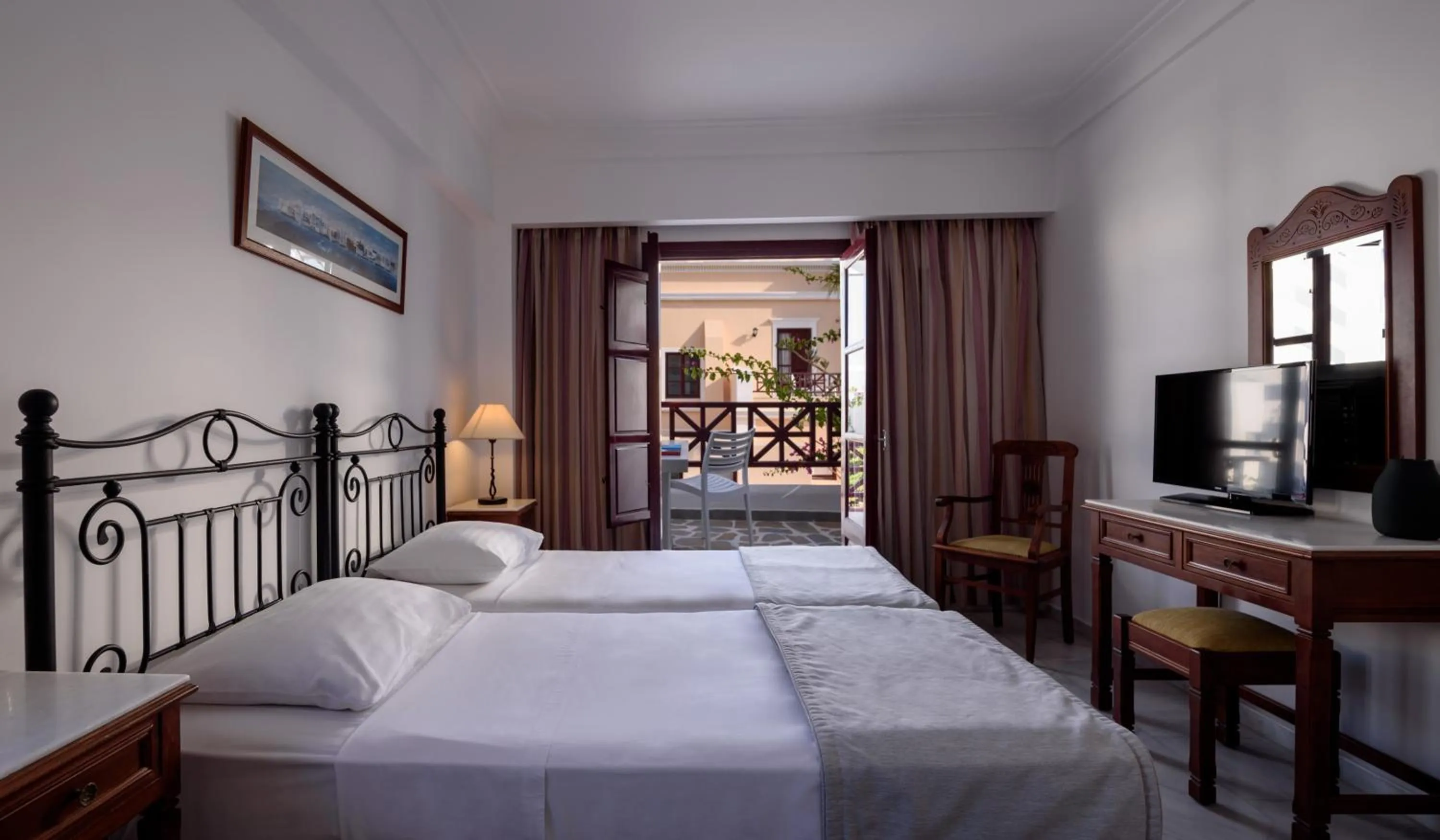 Bed in Veggera Beach Hotel