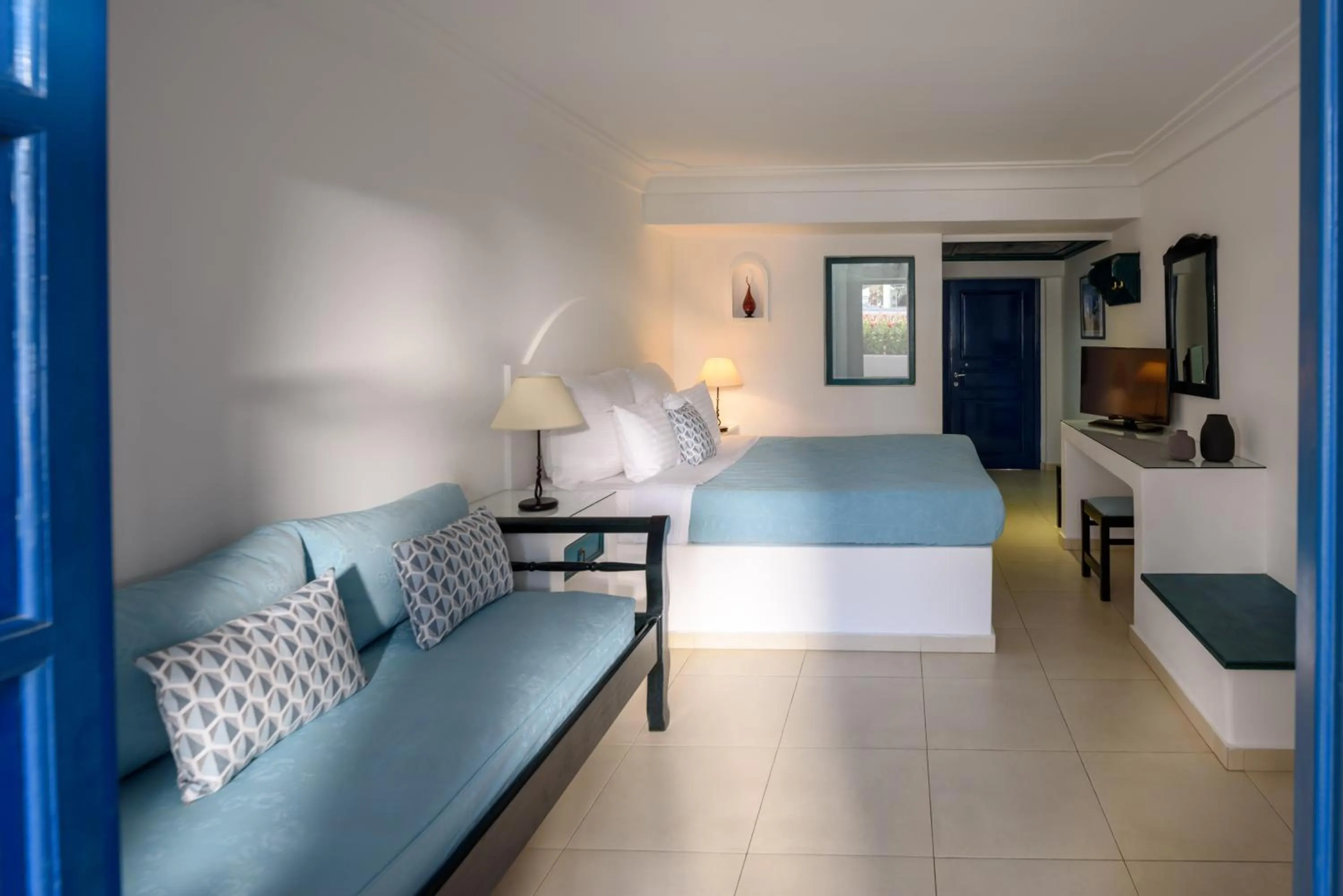 Photo of the whole room, Bed in Veggera Beach Hotel