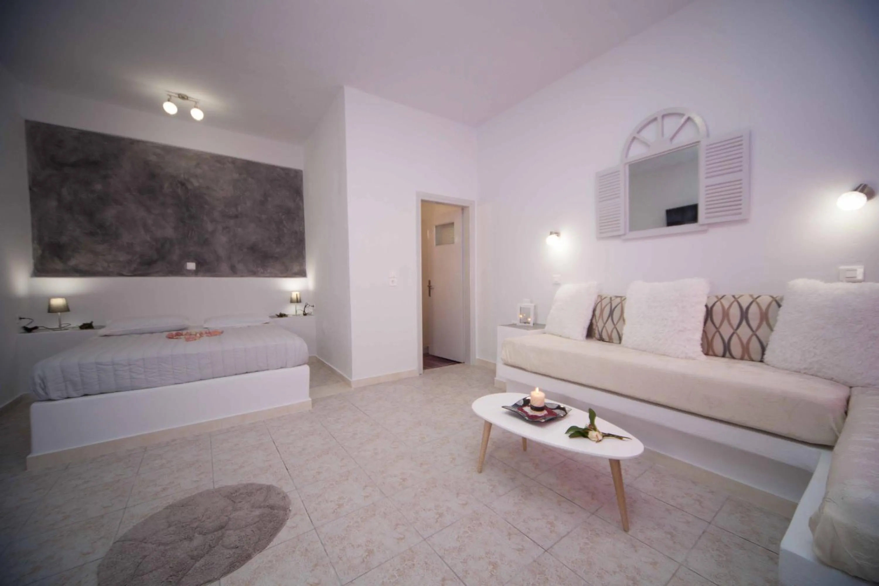 View (from property/room), Bed in Villa Anto