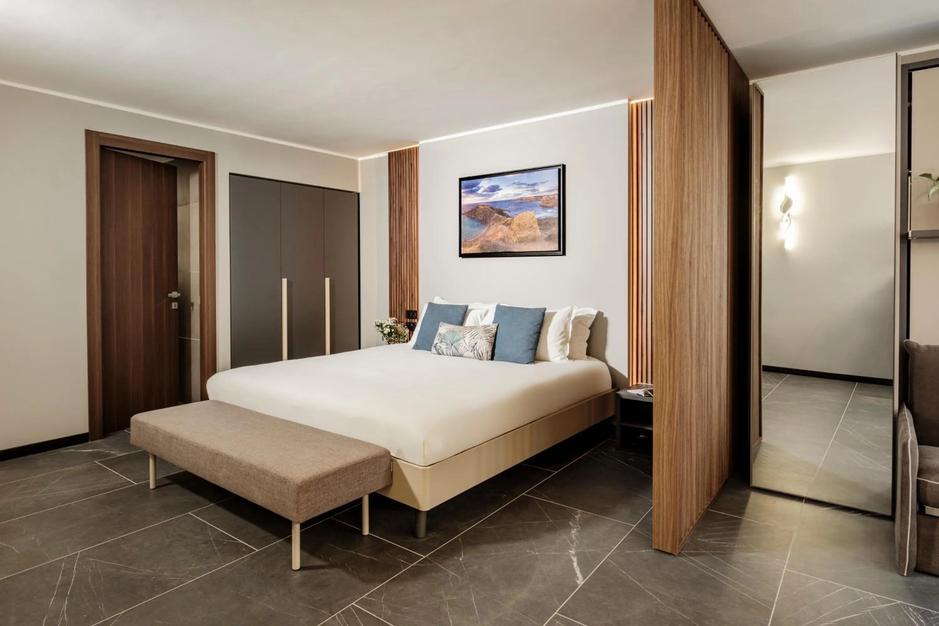 Bed in Isabella Suites