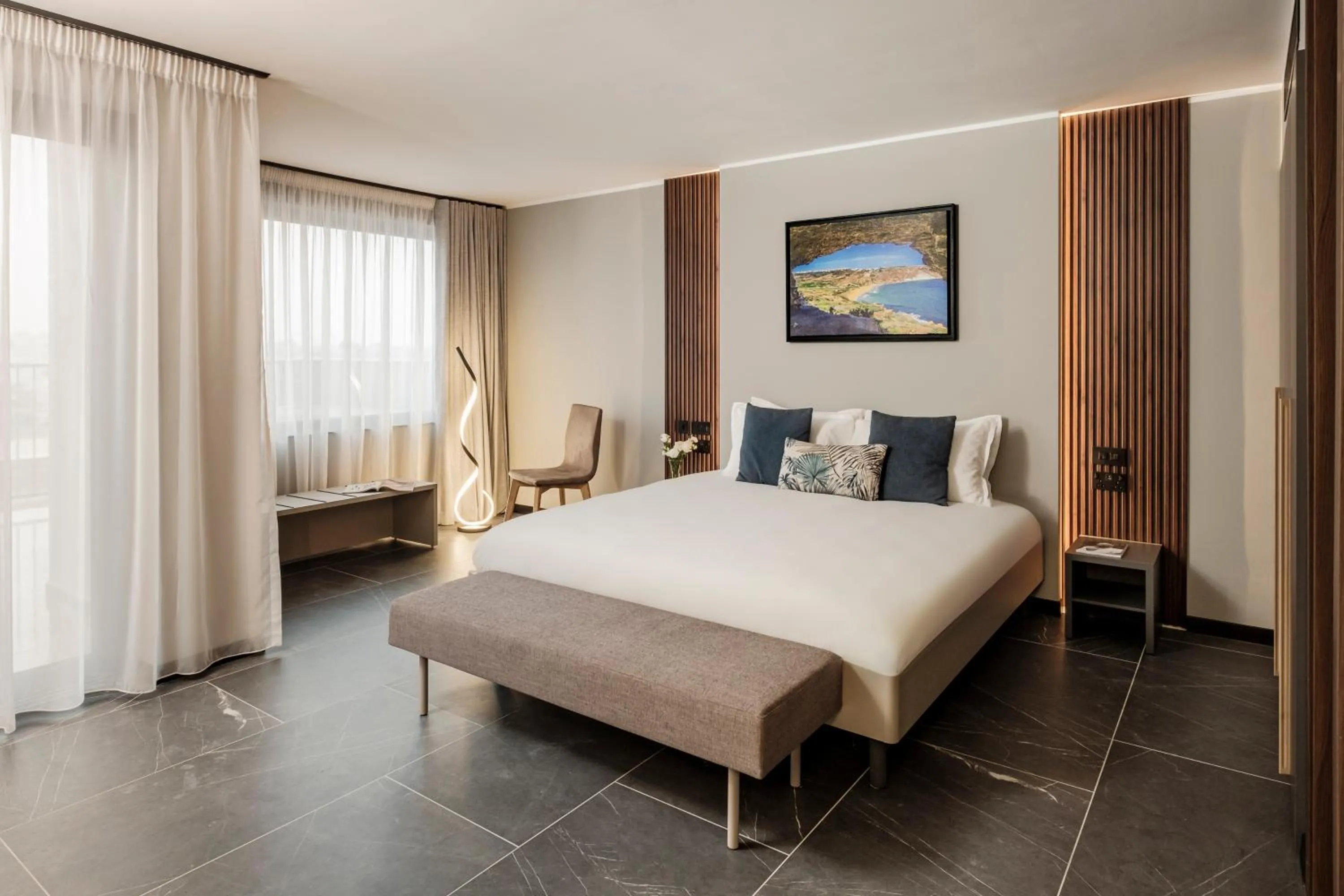 Bed in Isabella Suites