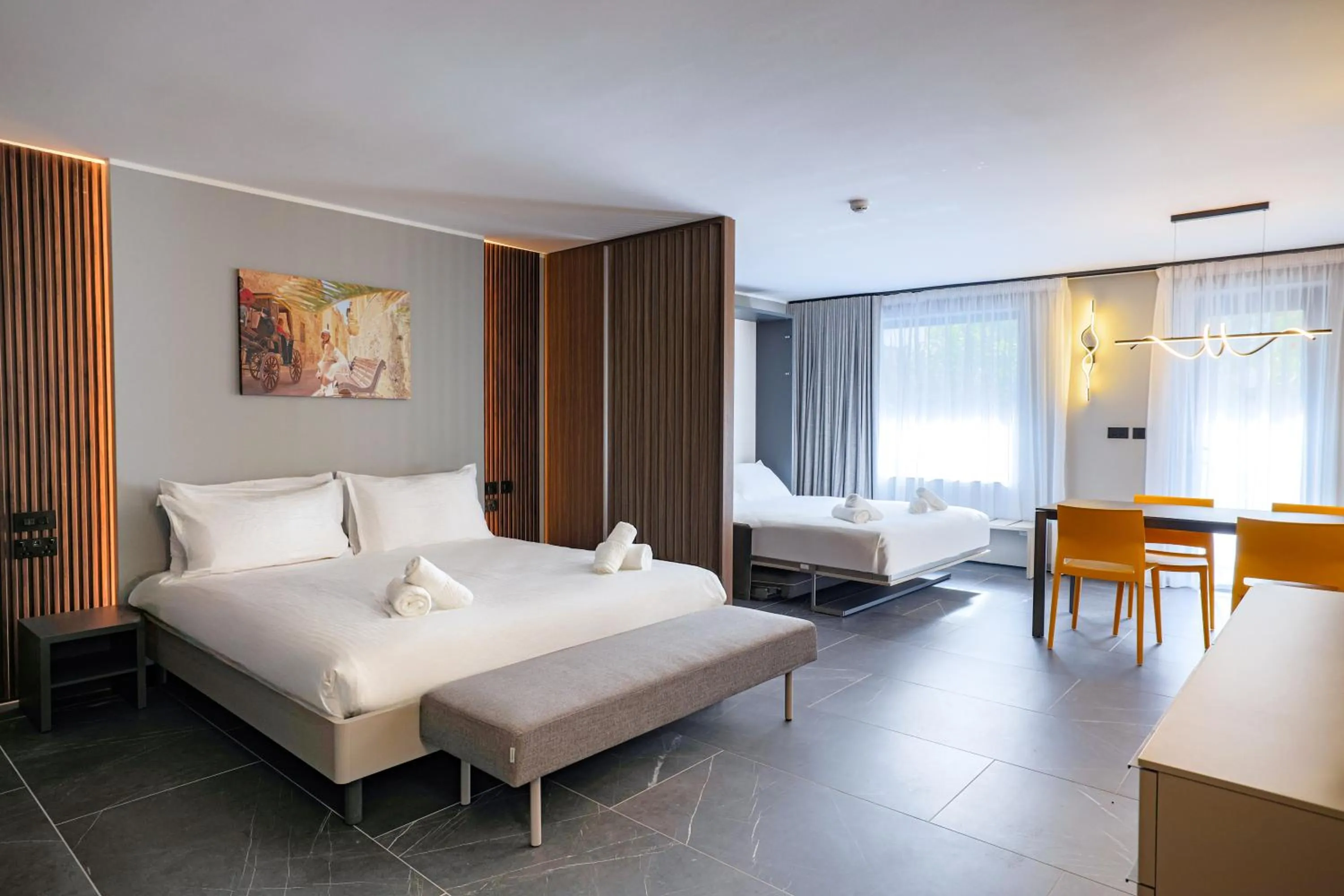 Bed in Isabella Suites