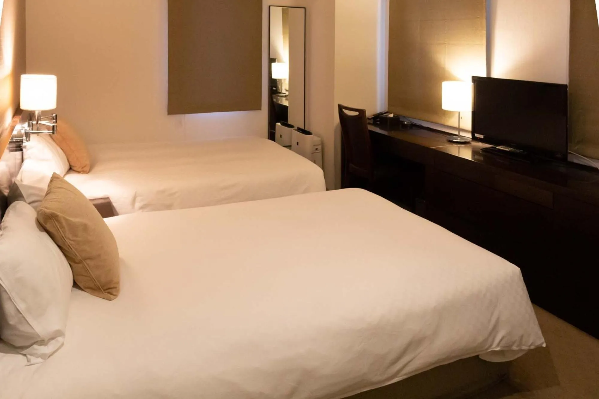 Bed in Hotel Massimo Mishima