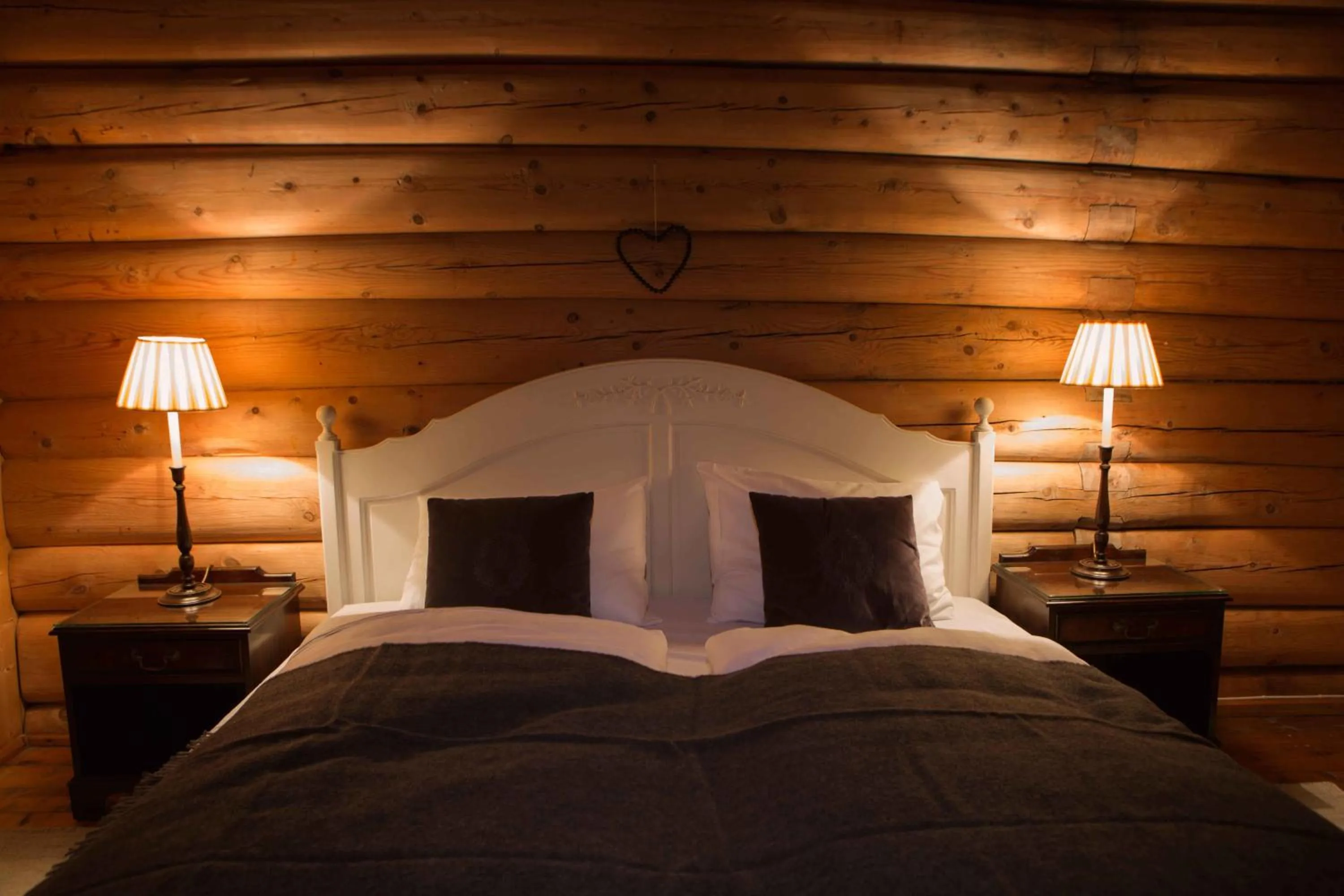 Bed in Phillipshaugen Lodge