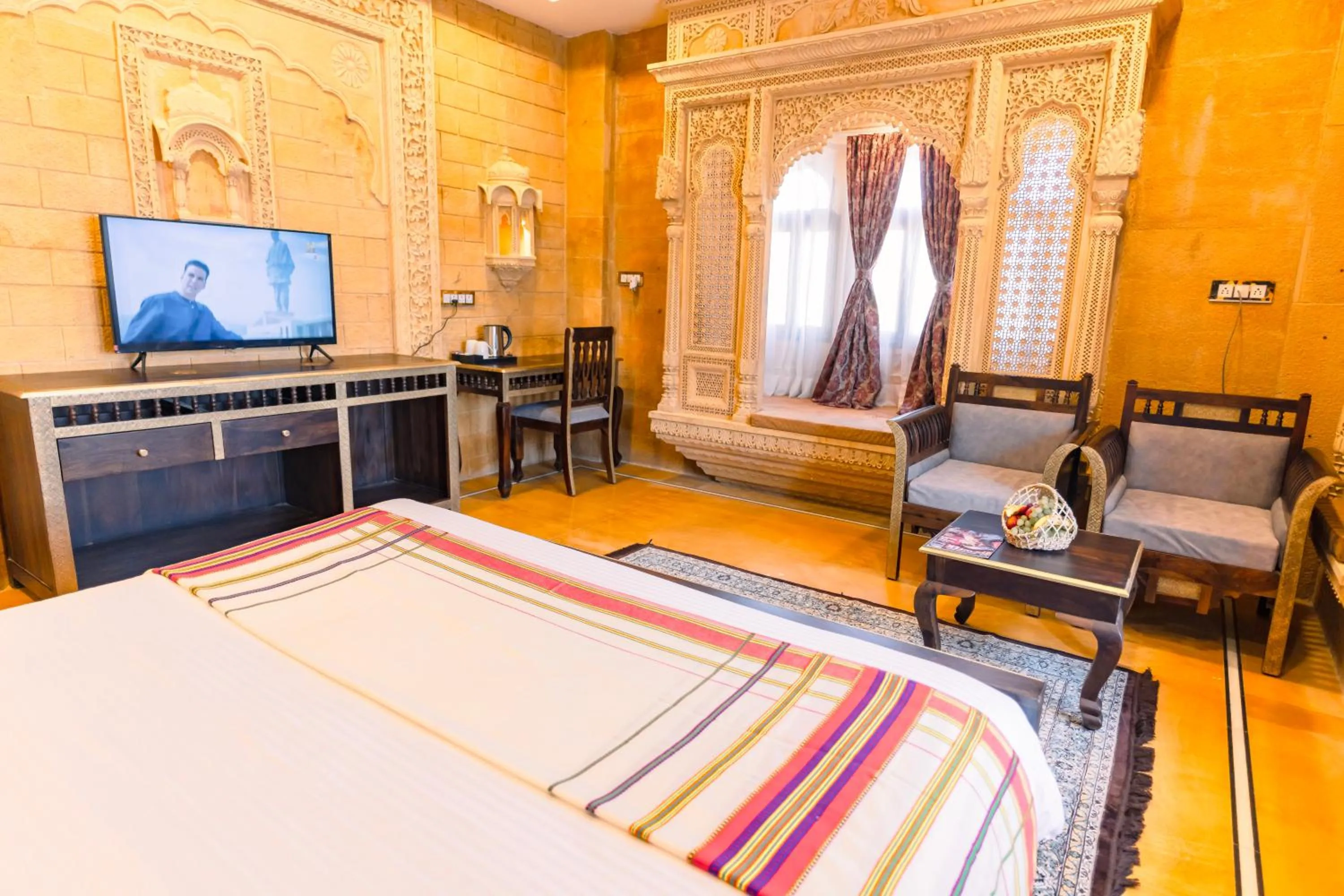 Photo of the whole room, Bed in Hotel Durjay Garh