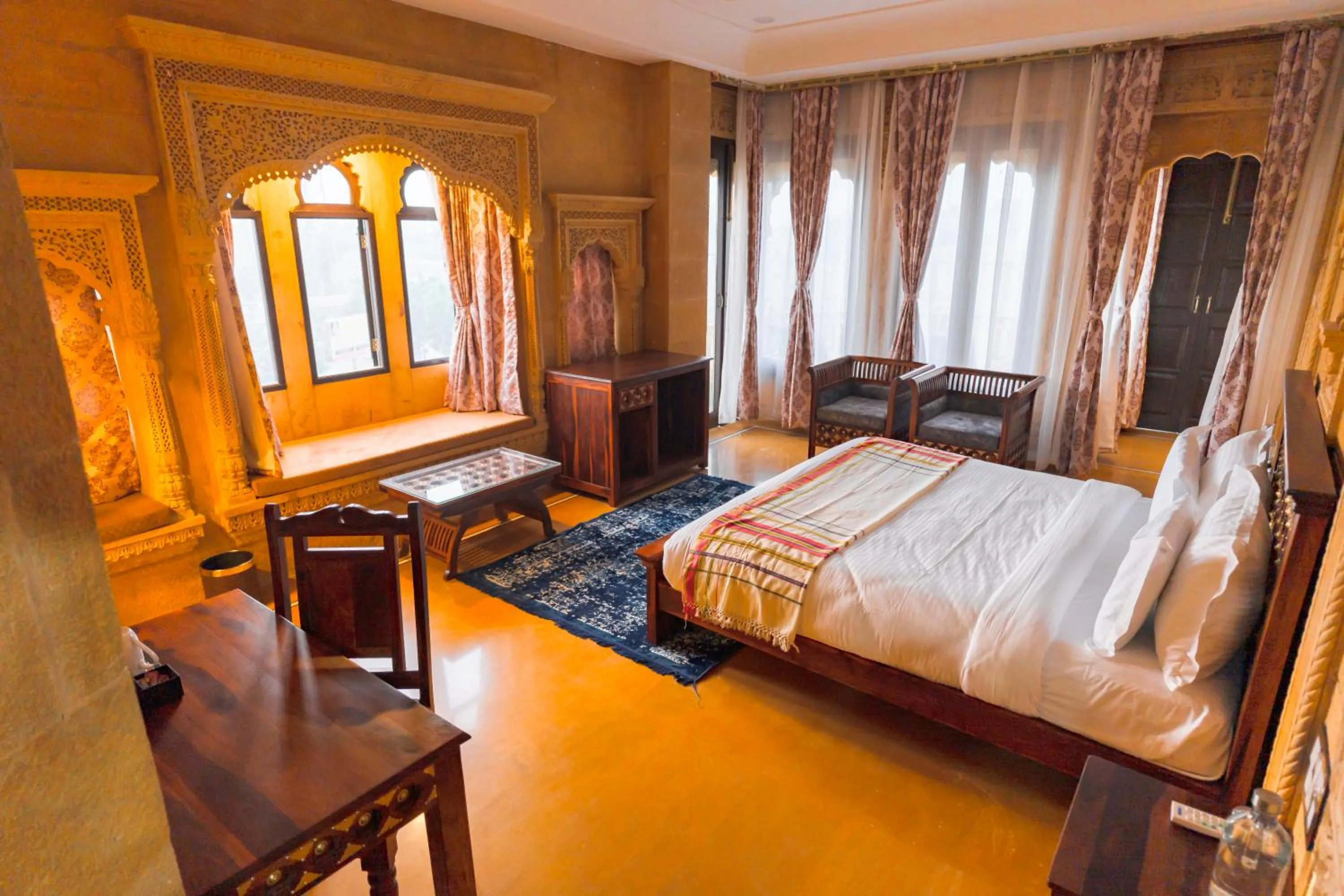 Bed in Hotel Durjay Garh