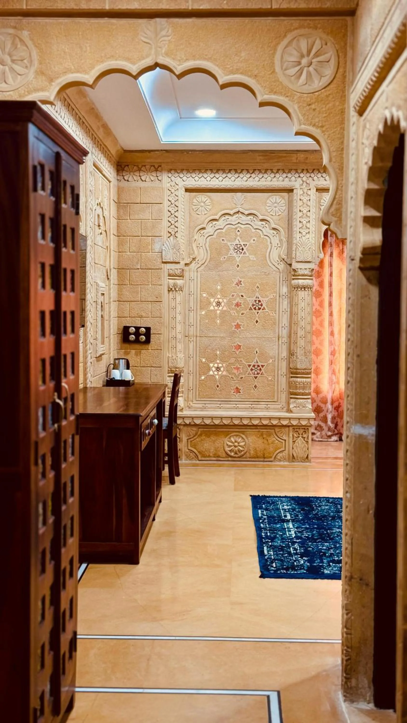 Bedroom in Hotel Durjay Garh