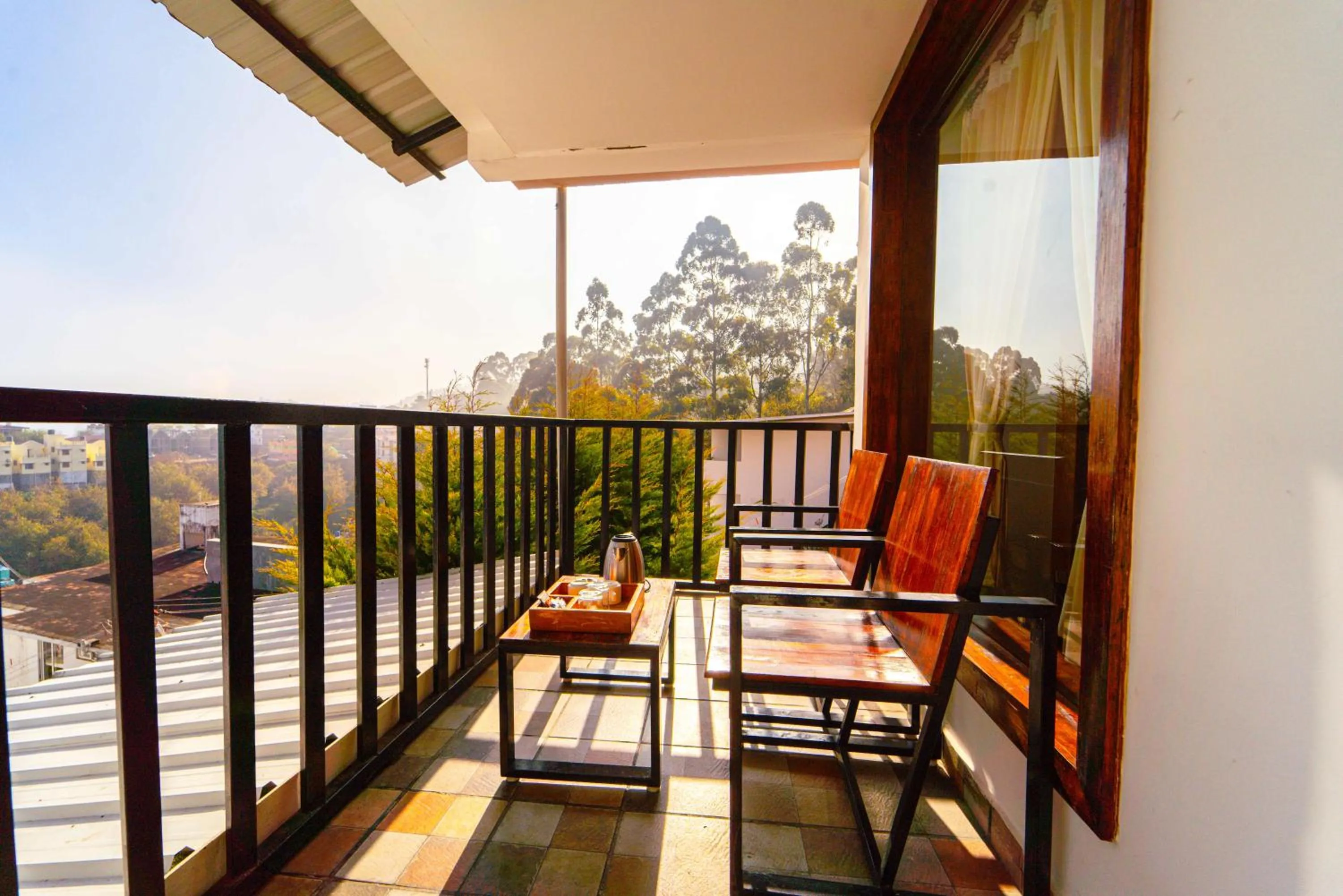 Seating area in Treebo Tranquil Heights With Scenic View
