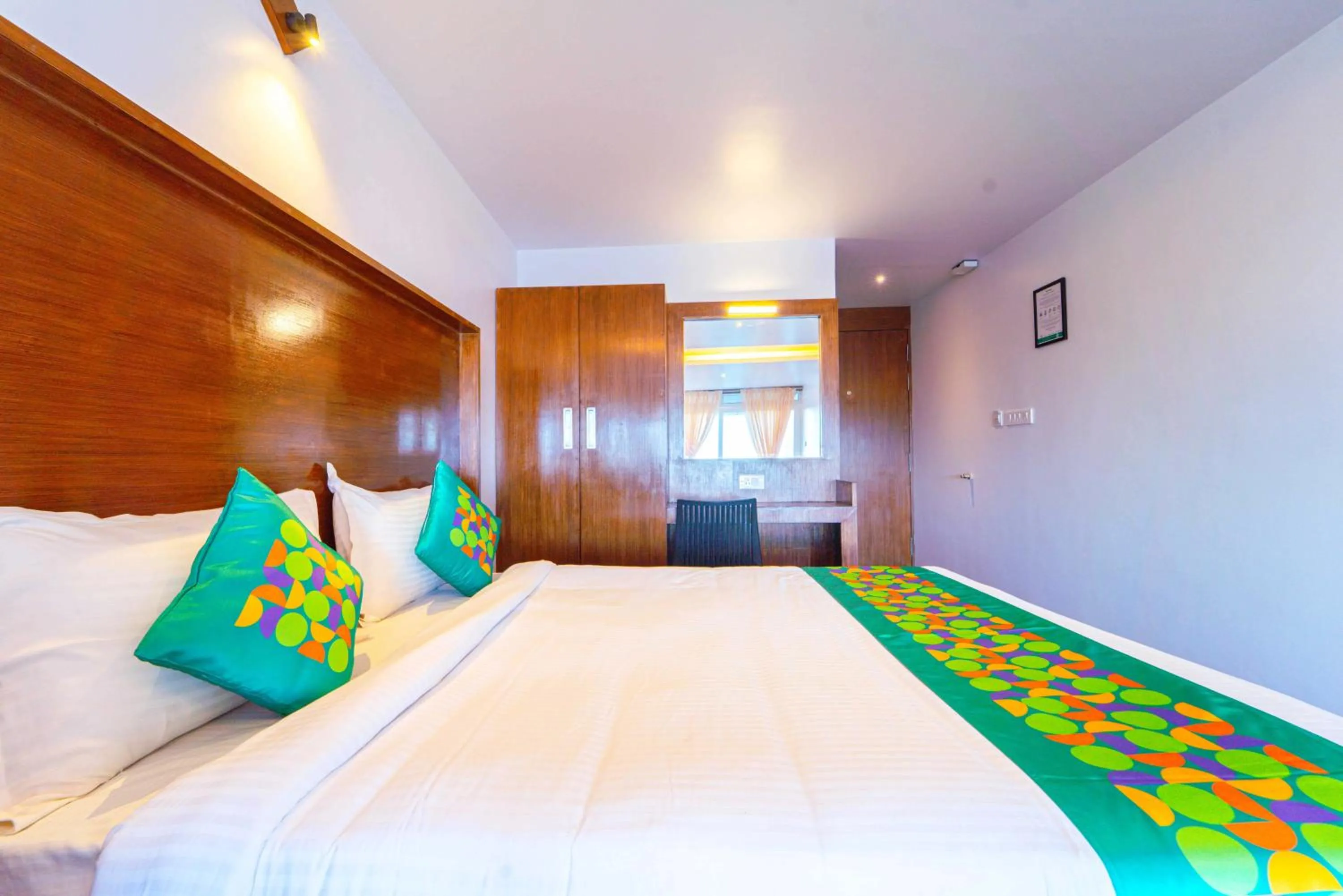 Bedroom, Bed in Treebo Tranquil Heights With Scenic View