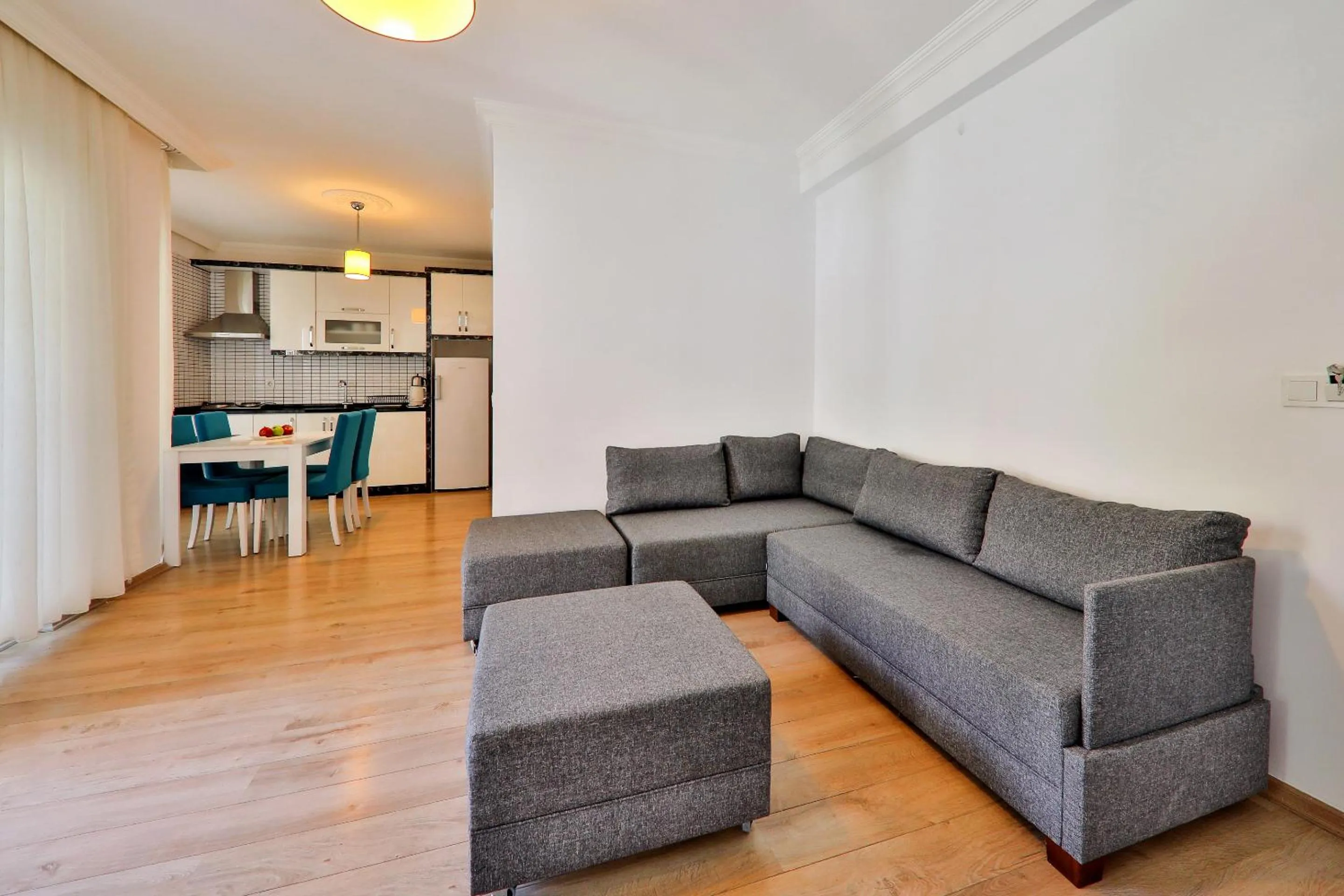 Kitchen or kitchenette in Bossa Nova Apart Hotel