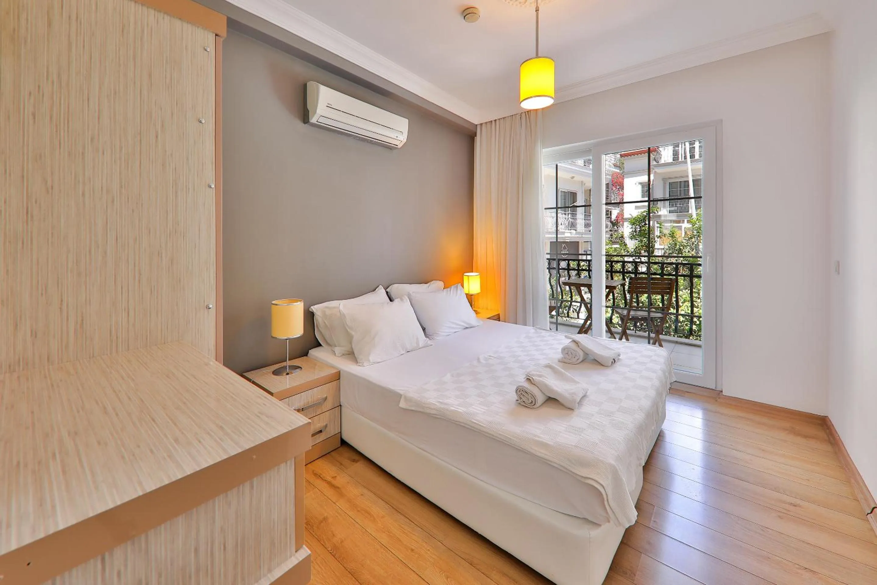 Bed in Bossa Nova Apart Hotel