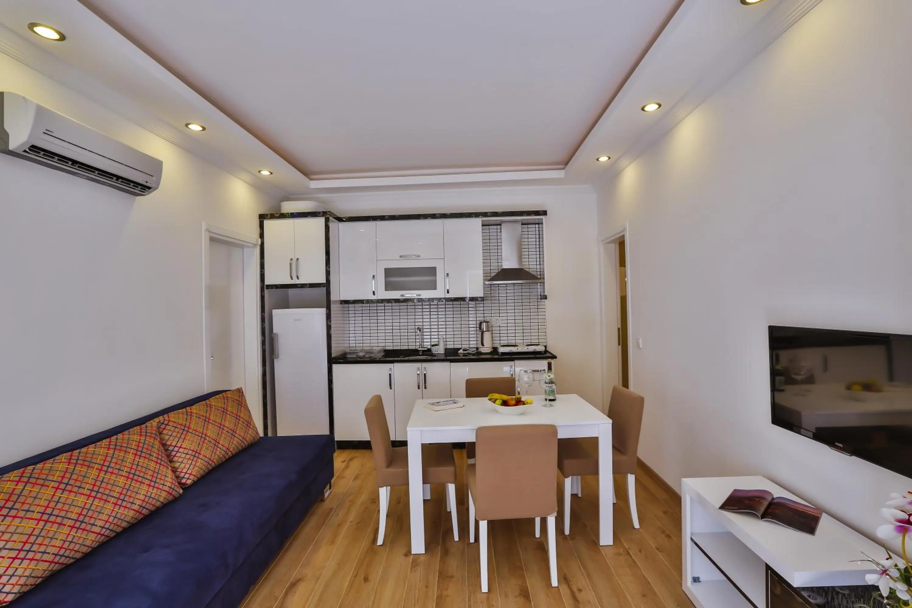 Kitchen or kitchenette in Bossa Nova Apart Hotel