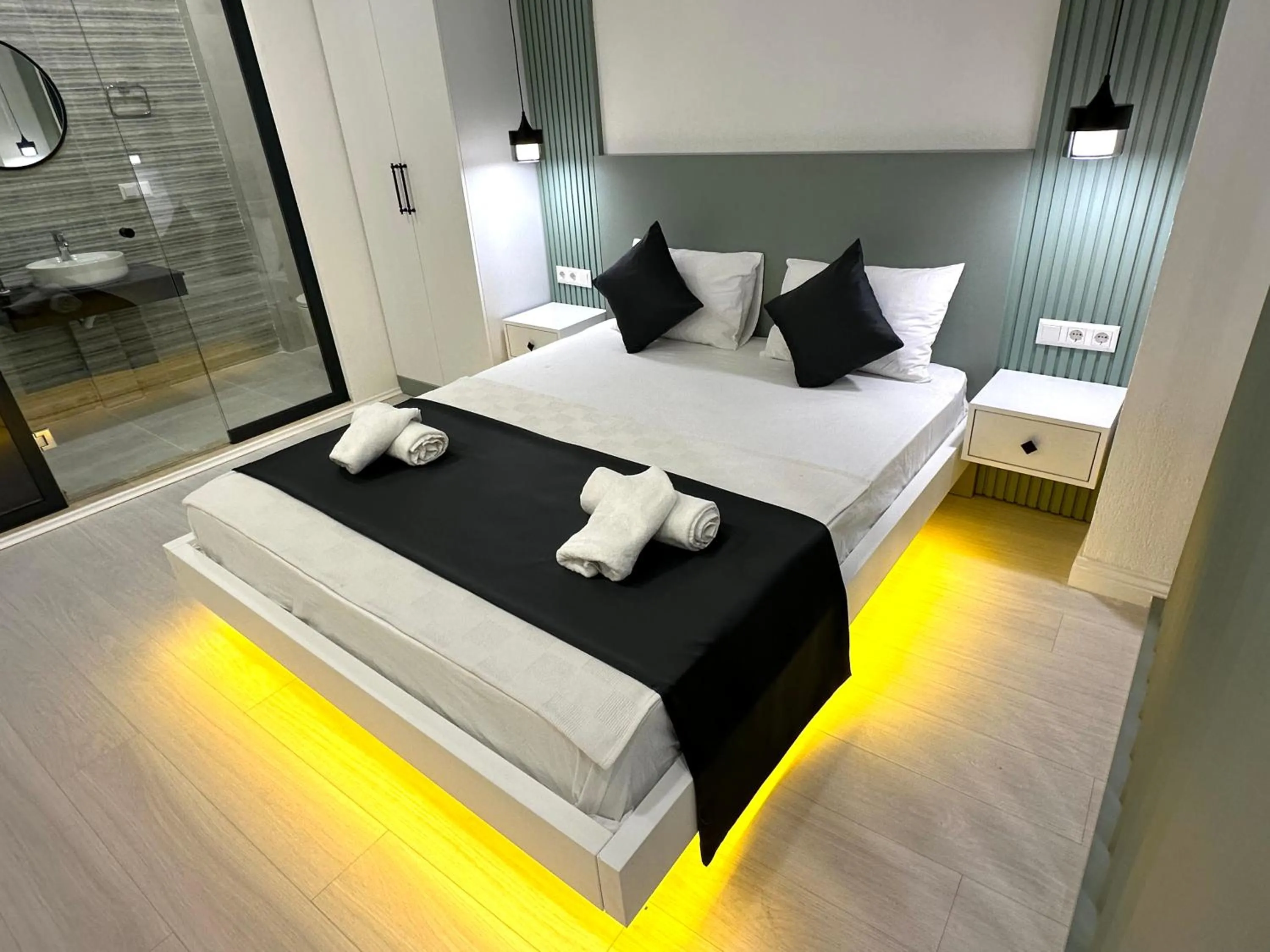 Bed in Bossa Nova Apart Hotel