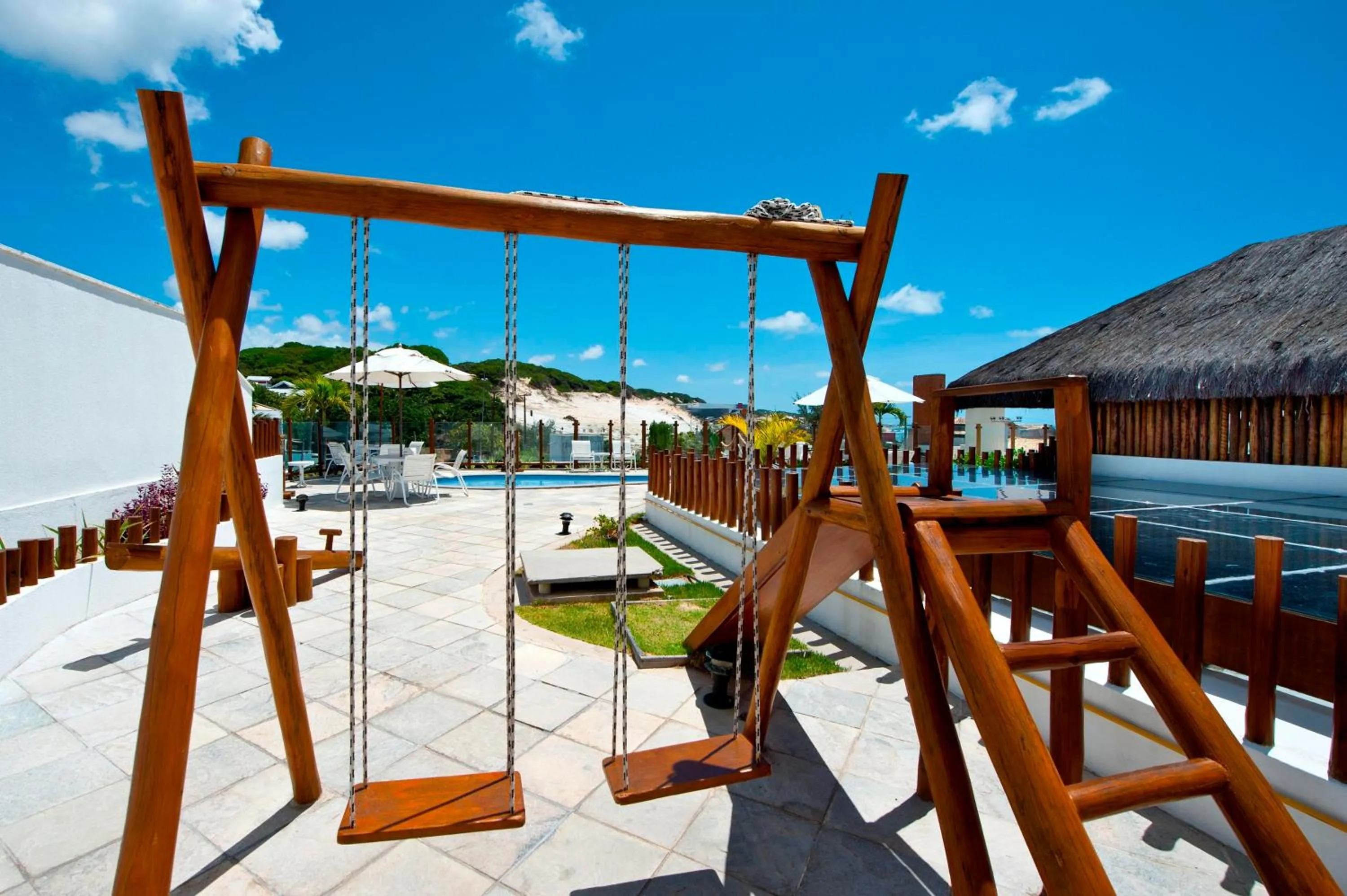 Children play ground in Pontalmar Praia Hotel