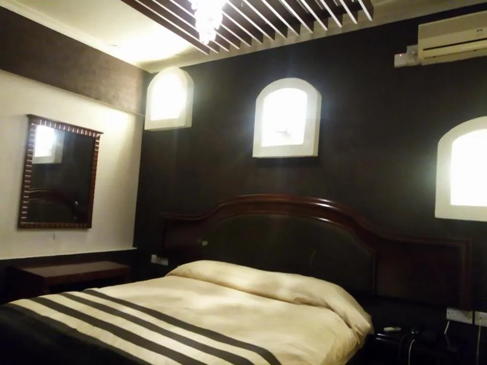 Bed in Emerald Hotel Kampala