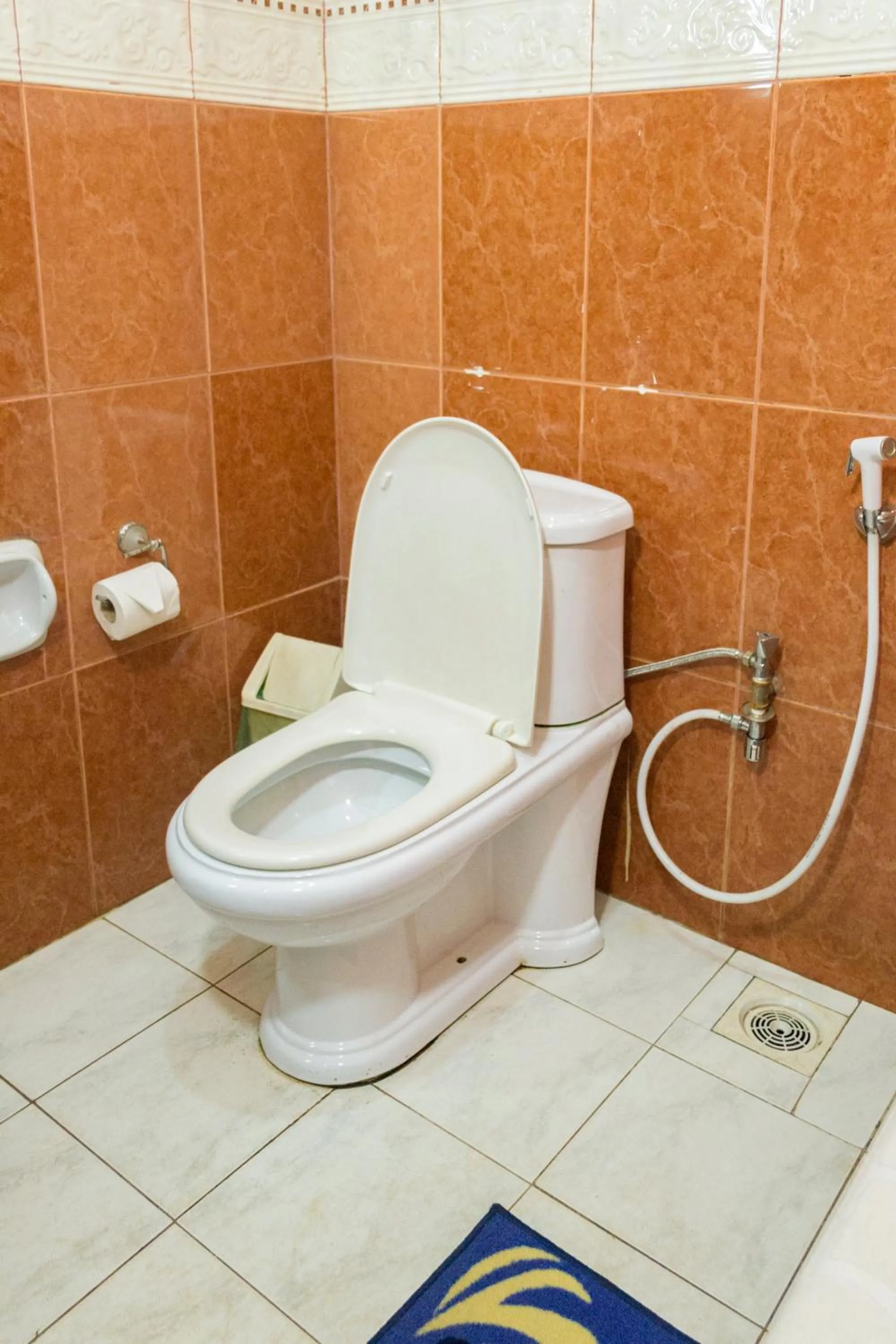 Toilet in Emerald Hotel Kampala