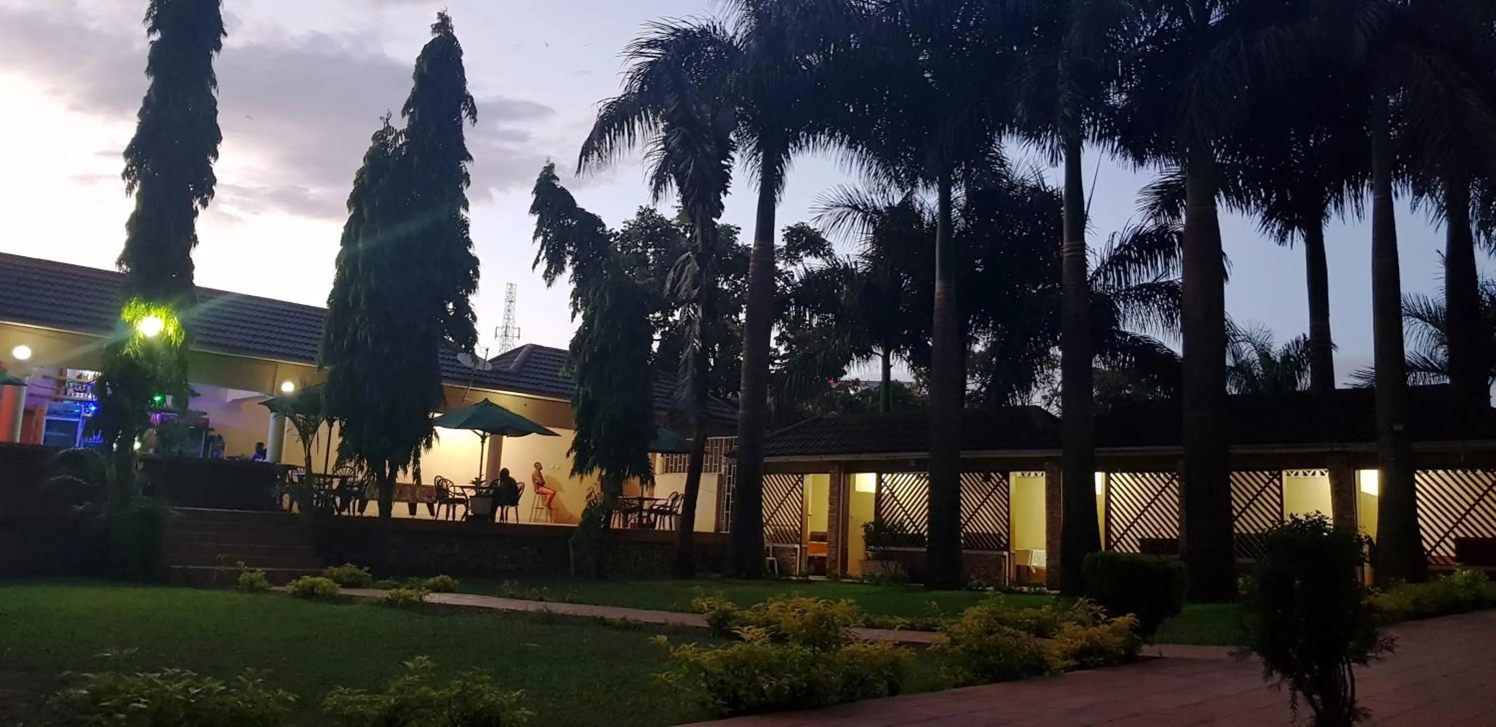 Garden in Emerald Hotel Kampala