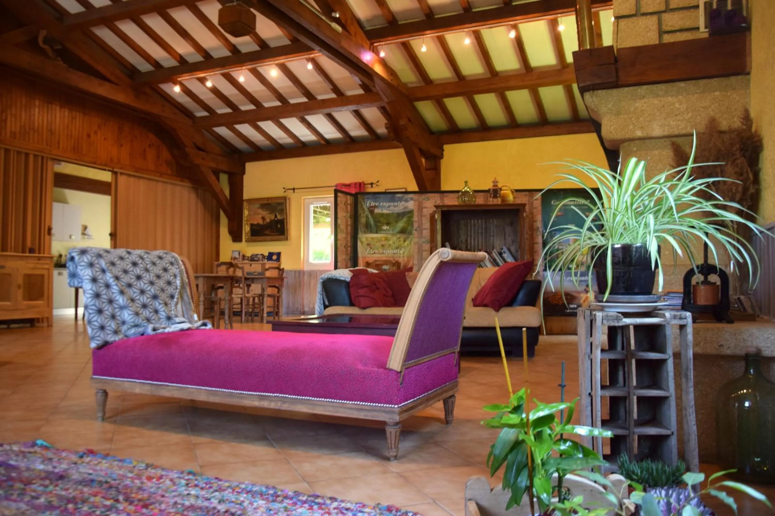 Living room in Chambres d'Hôtes L'Orée des Bois