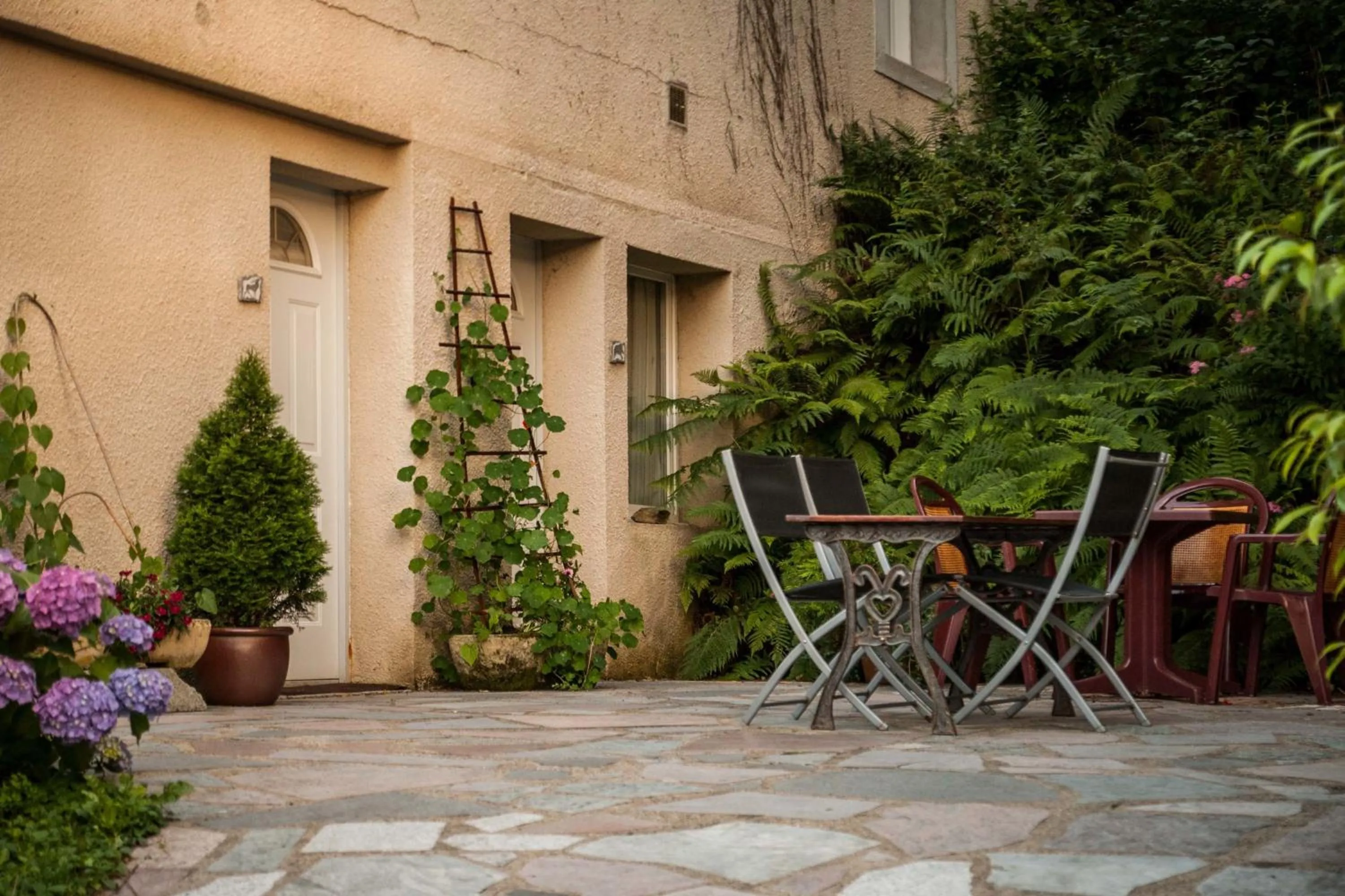 Patio in Chambres d'Hôtes L'Orée des Bois