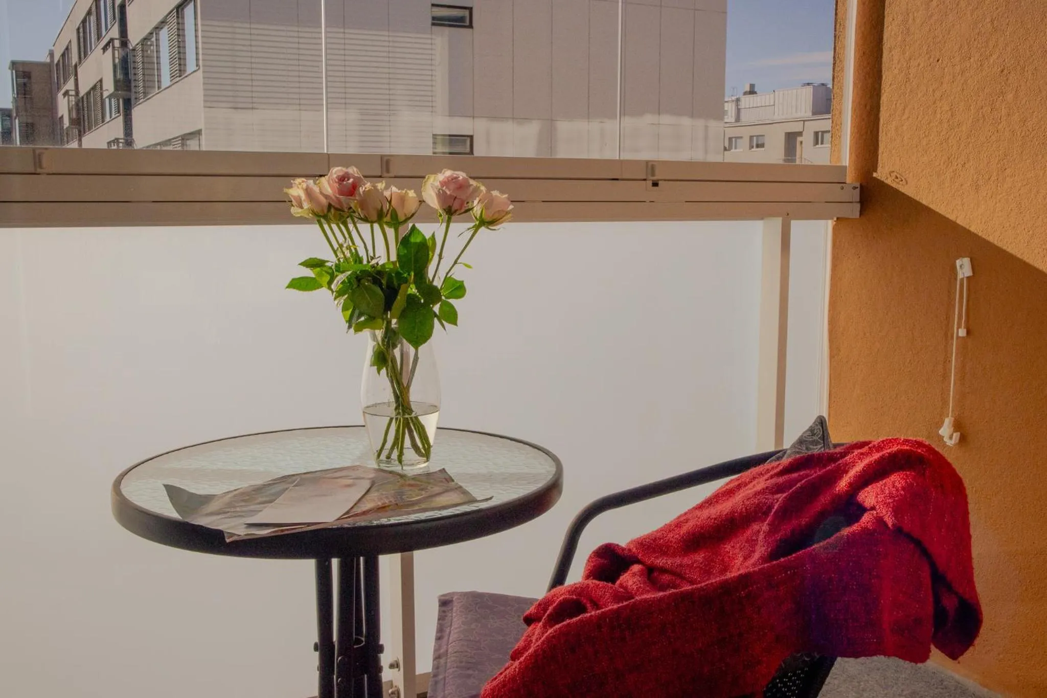 Balcony/Terrace in Oulu Hotelli Apartments