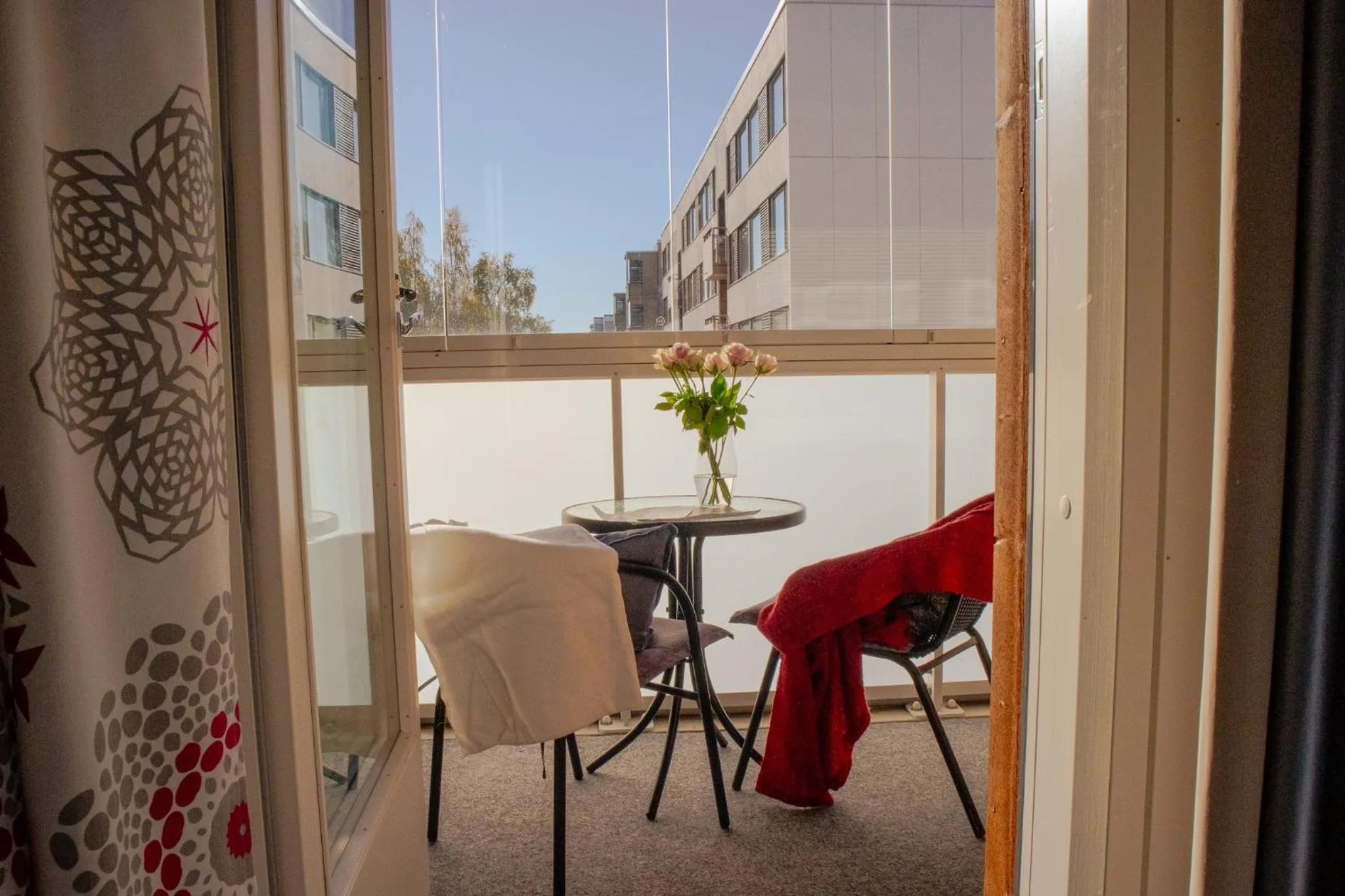 Balcony/Terrace in Oulu Hotelli Apartments