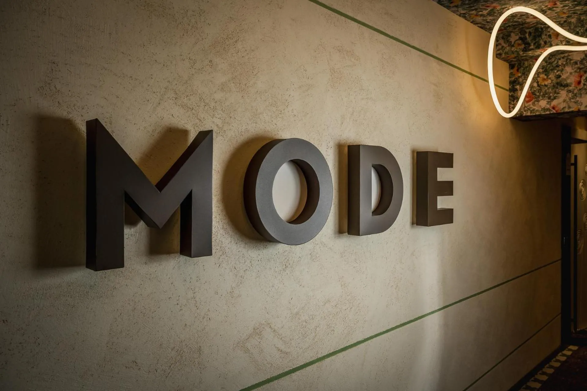 Decorative detail in Mode Eco Mood Hotel
