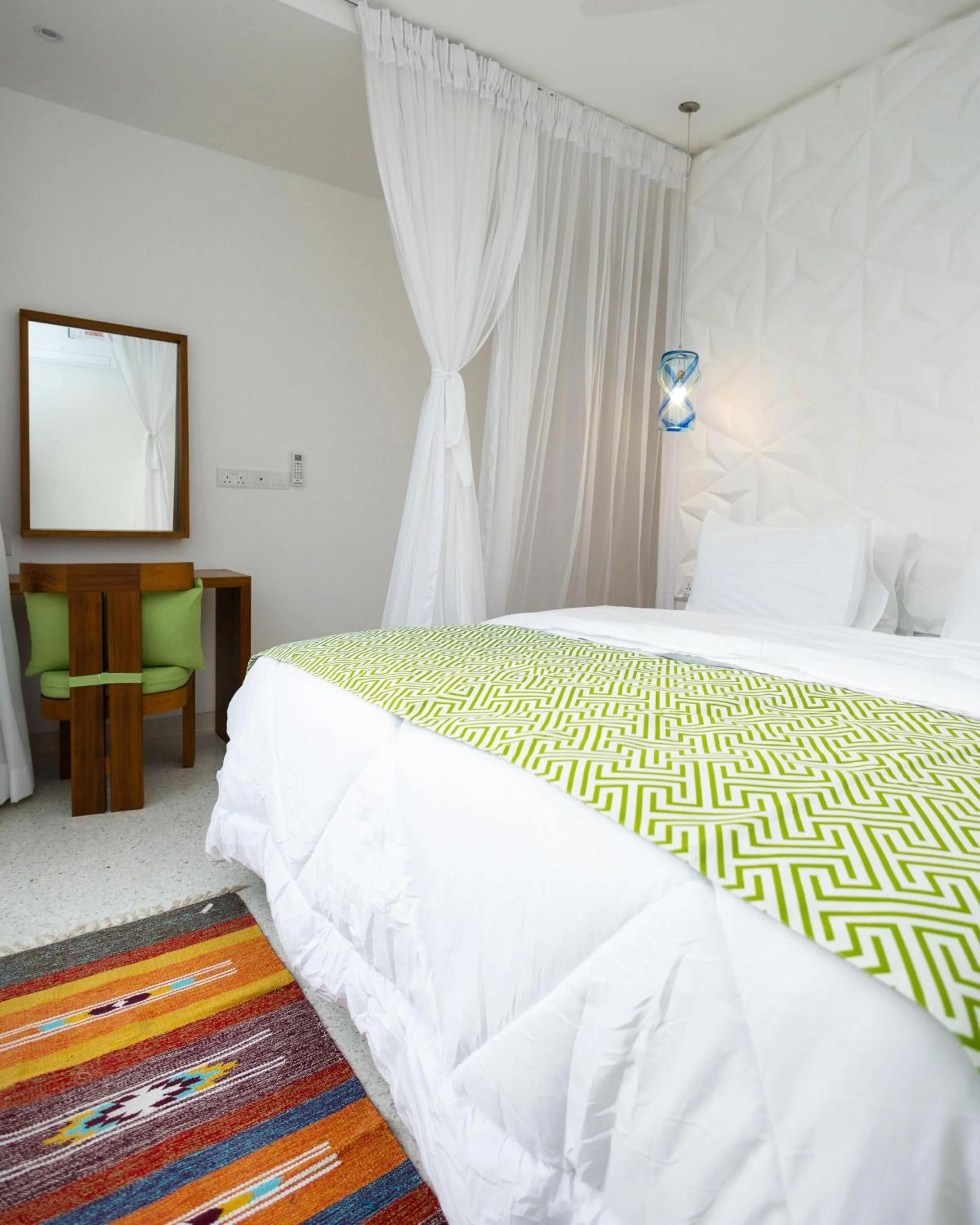 Bed in Amkia Villas Diani