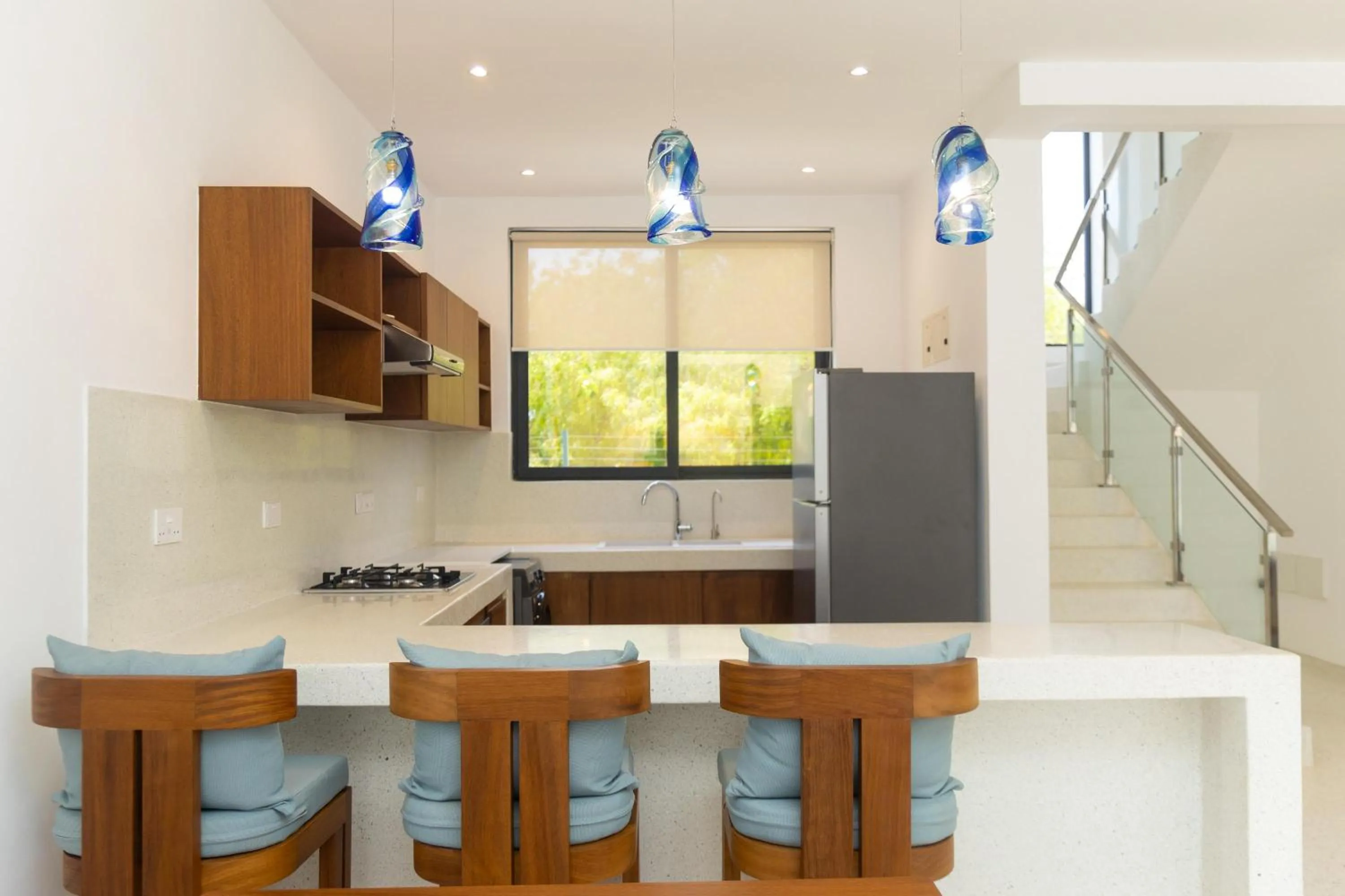 Kitchen or kitchenette in Amkia Villas Diani